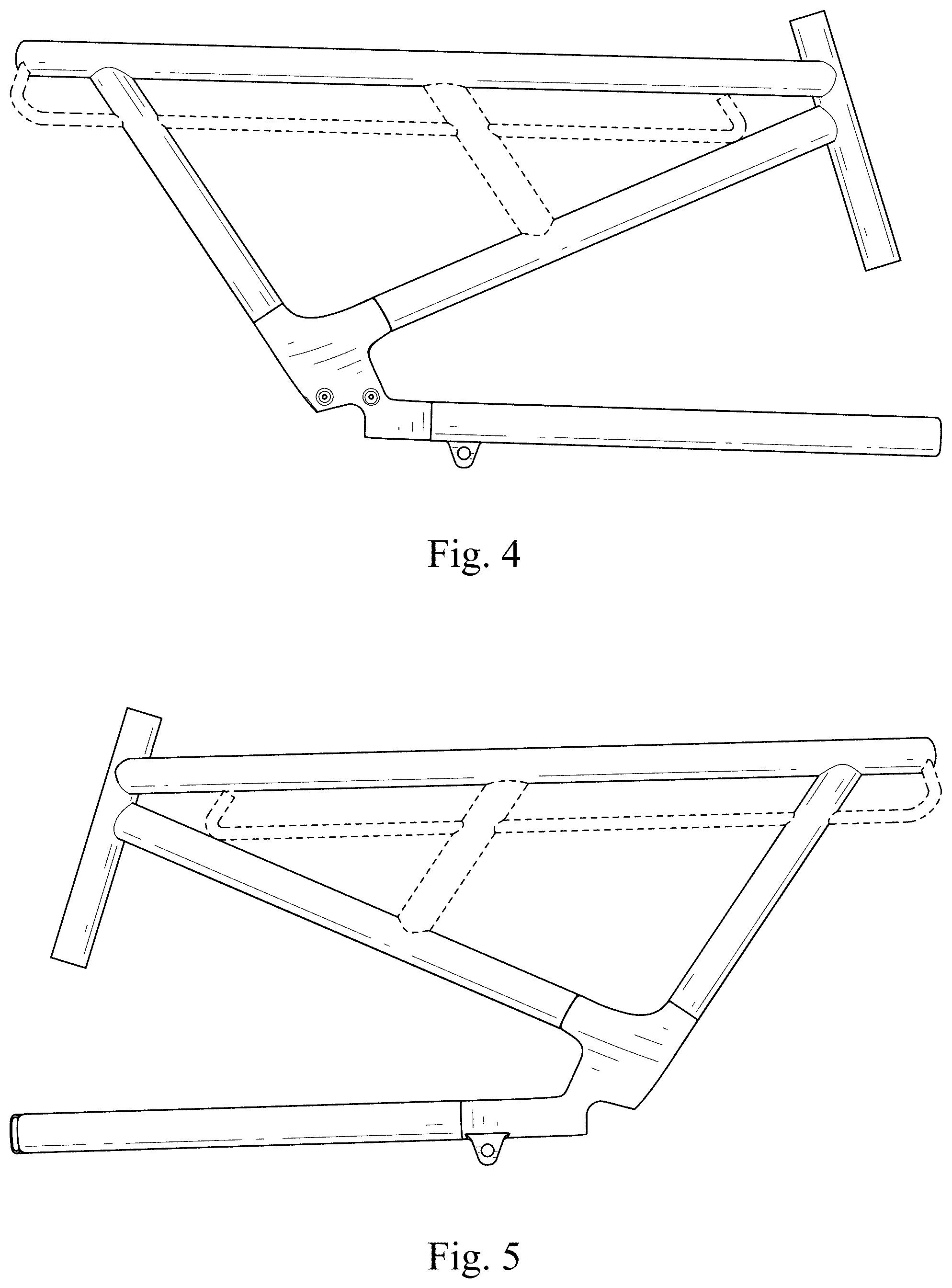 Patent USD1078548 Figure 3 – Bicycle frame