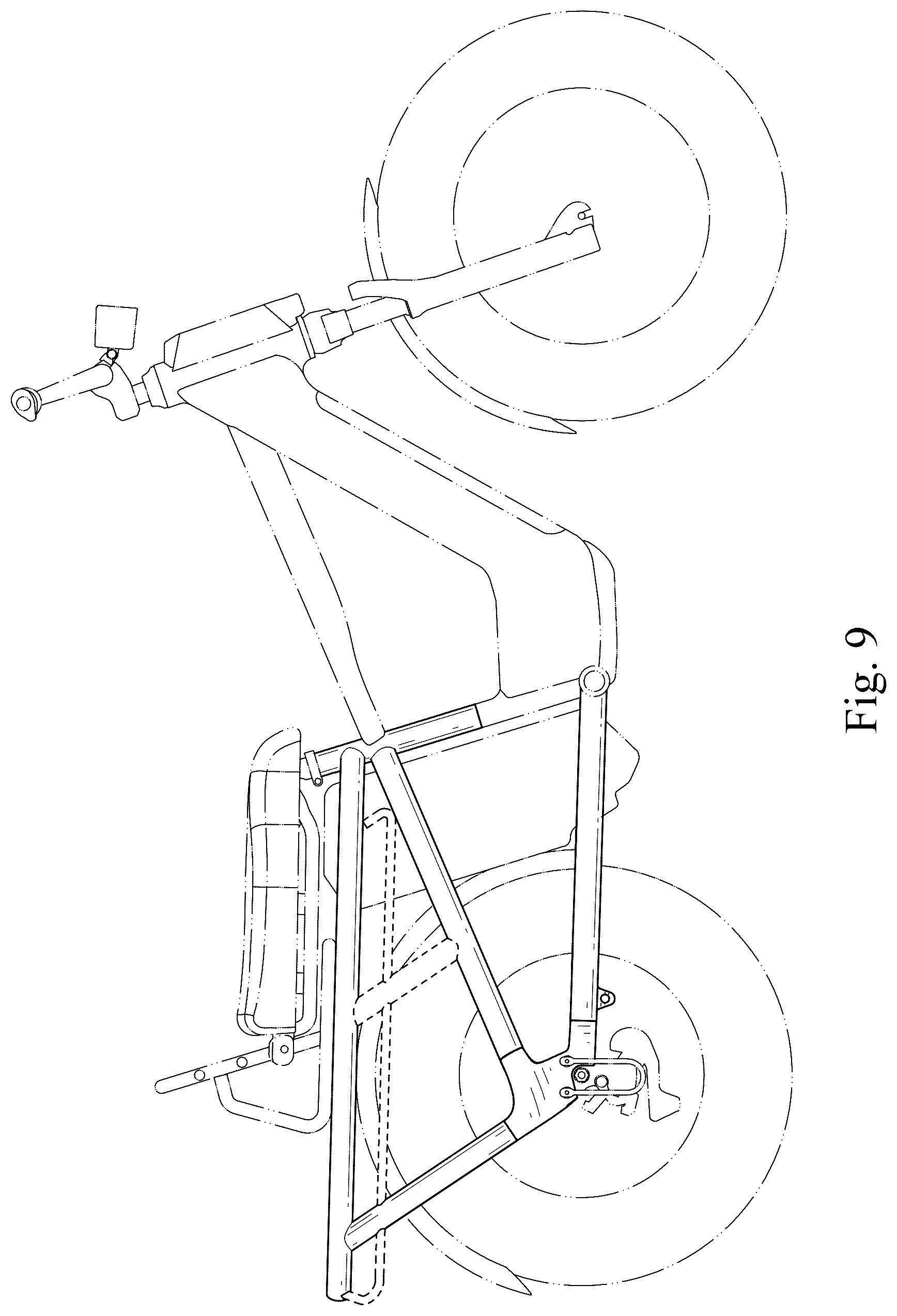 Patent USD1078548 Figure 6 – Bicycle frame