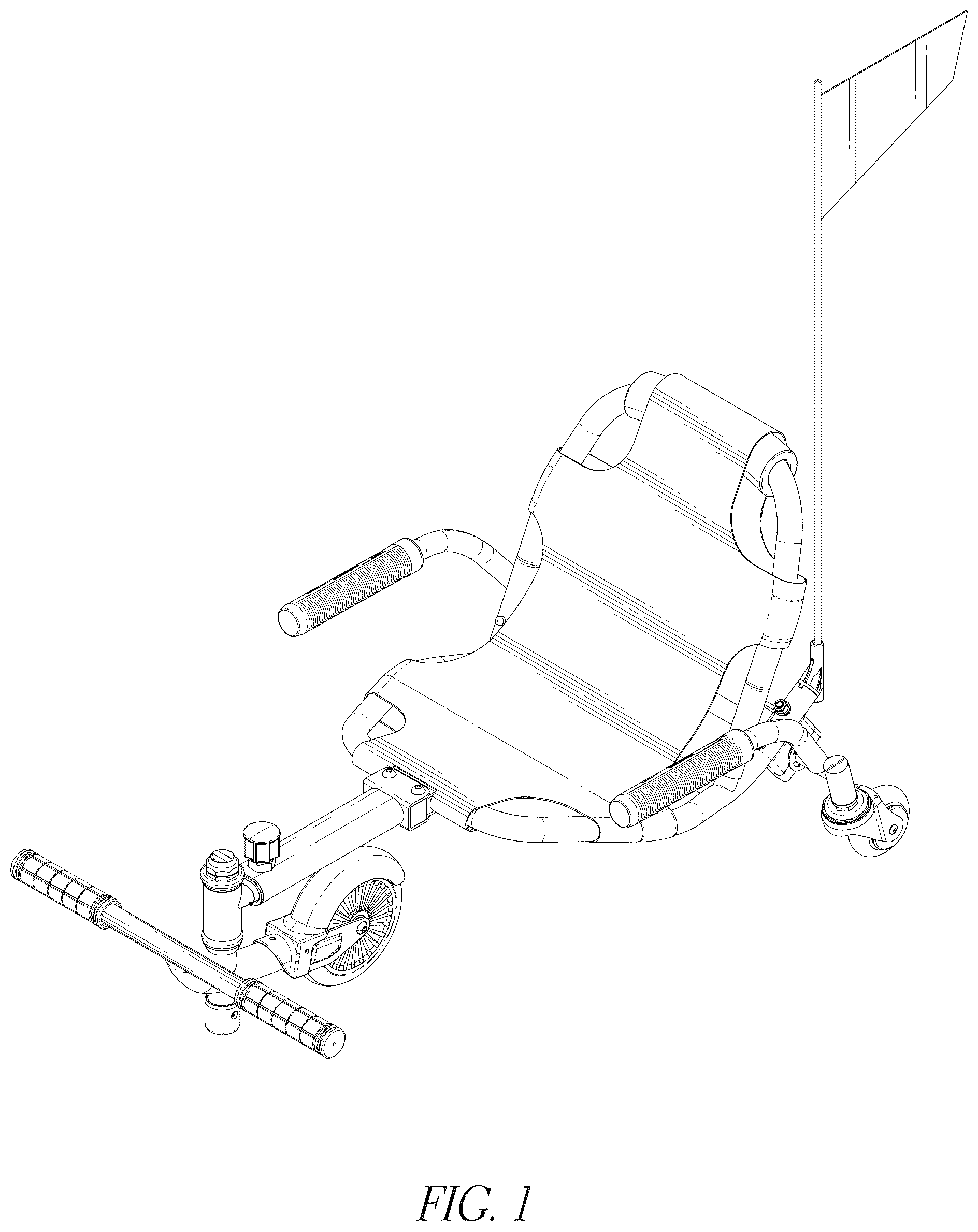 Patent USD1078549 Figure 1 – Cart