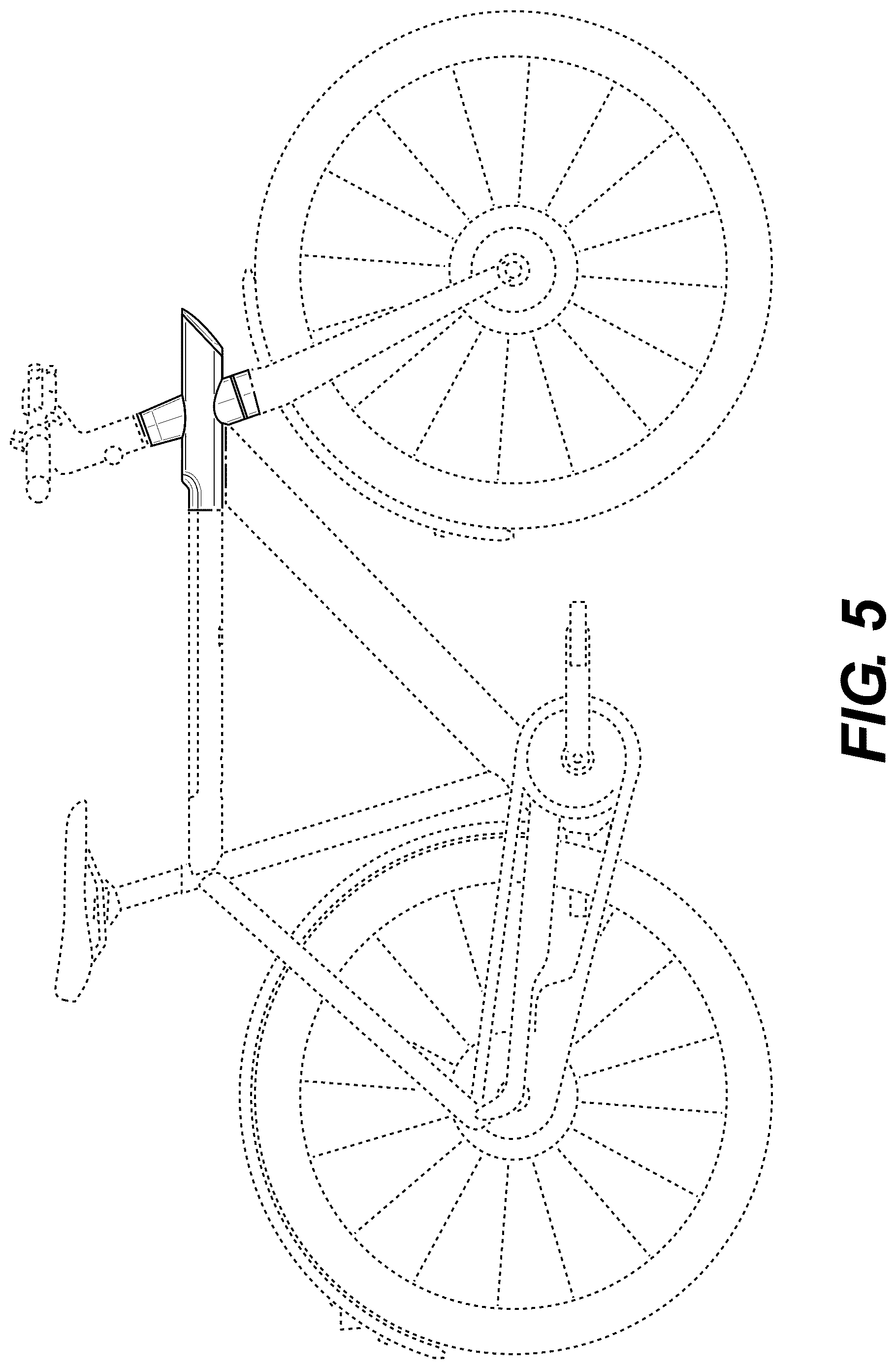 Patent USD1078551 Figure 5 – Bicycle frame