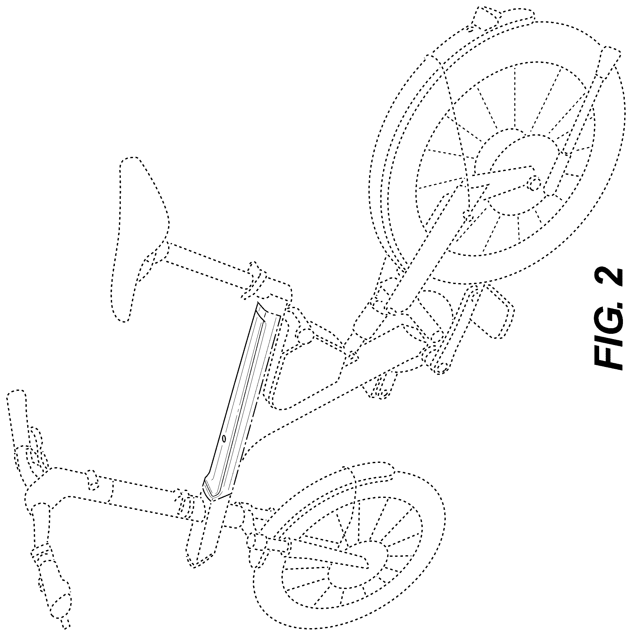 Patent USD1078552 Figure 2 – Bicycle frame