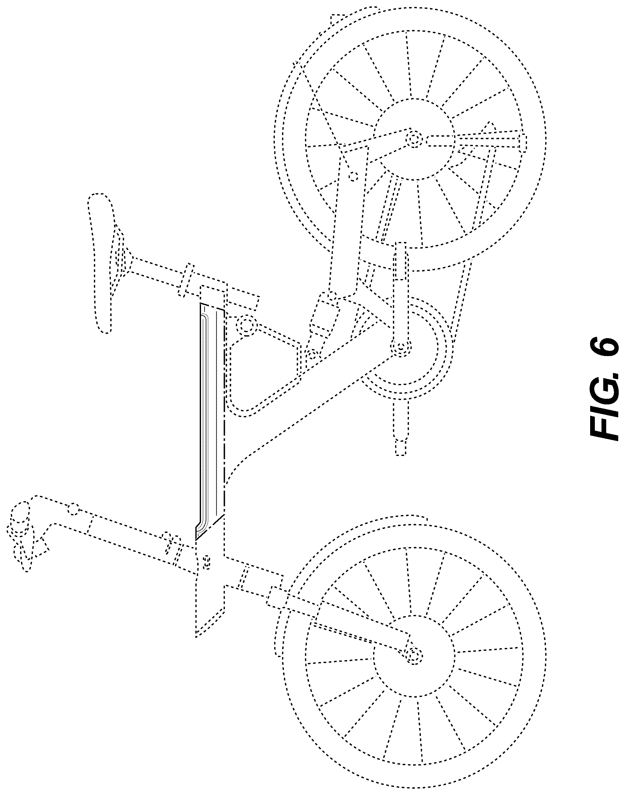 Patent USD1078552 Figure 6 – Bicycle frame