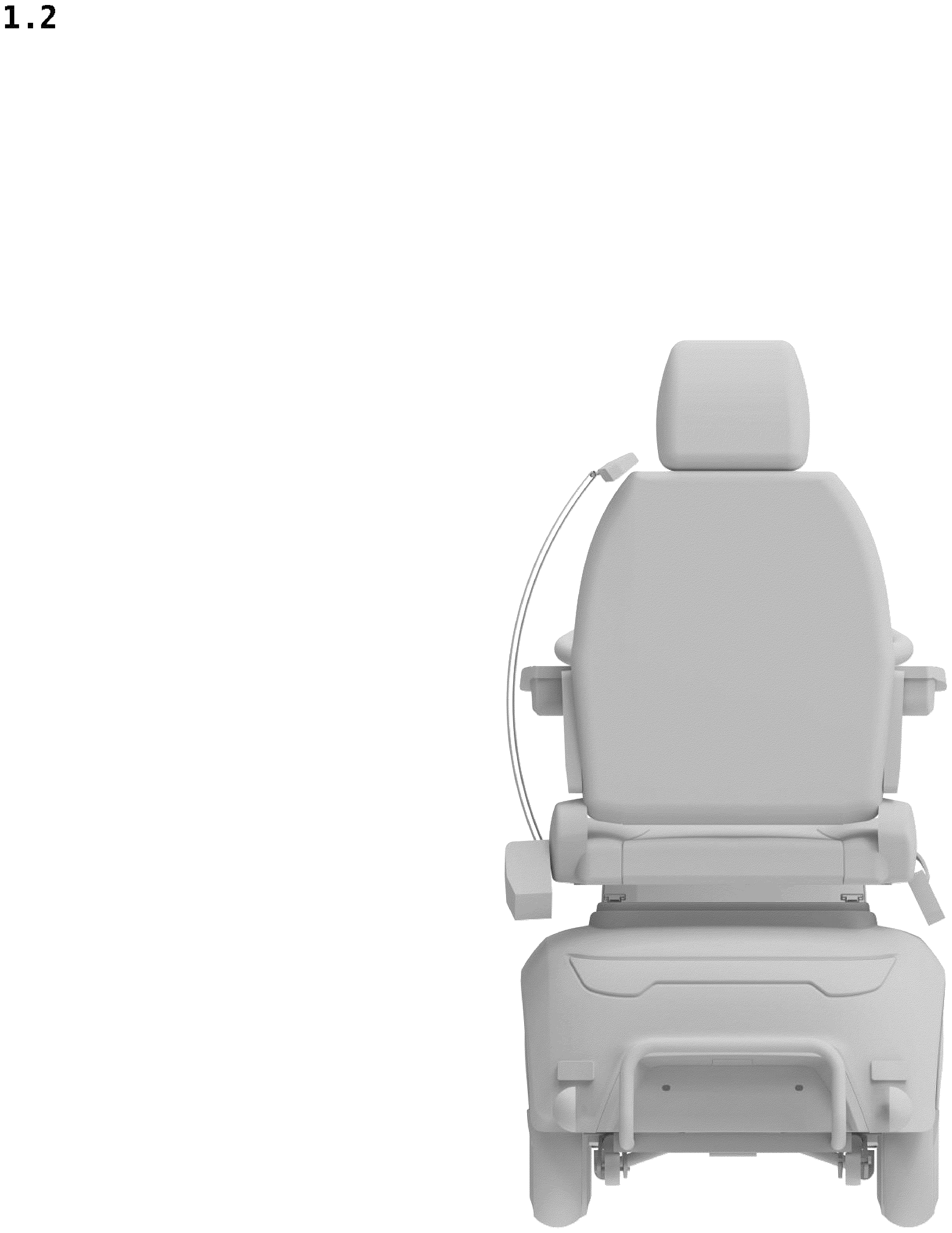 Patent USD1078558 Figure 2 – Mobility scooter