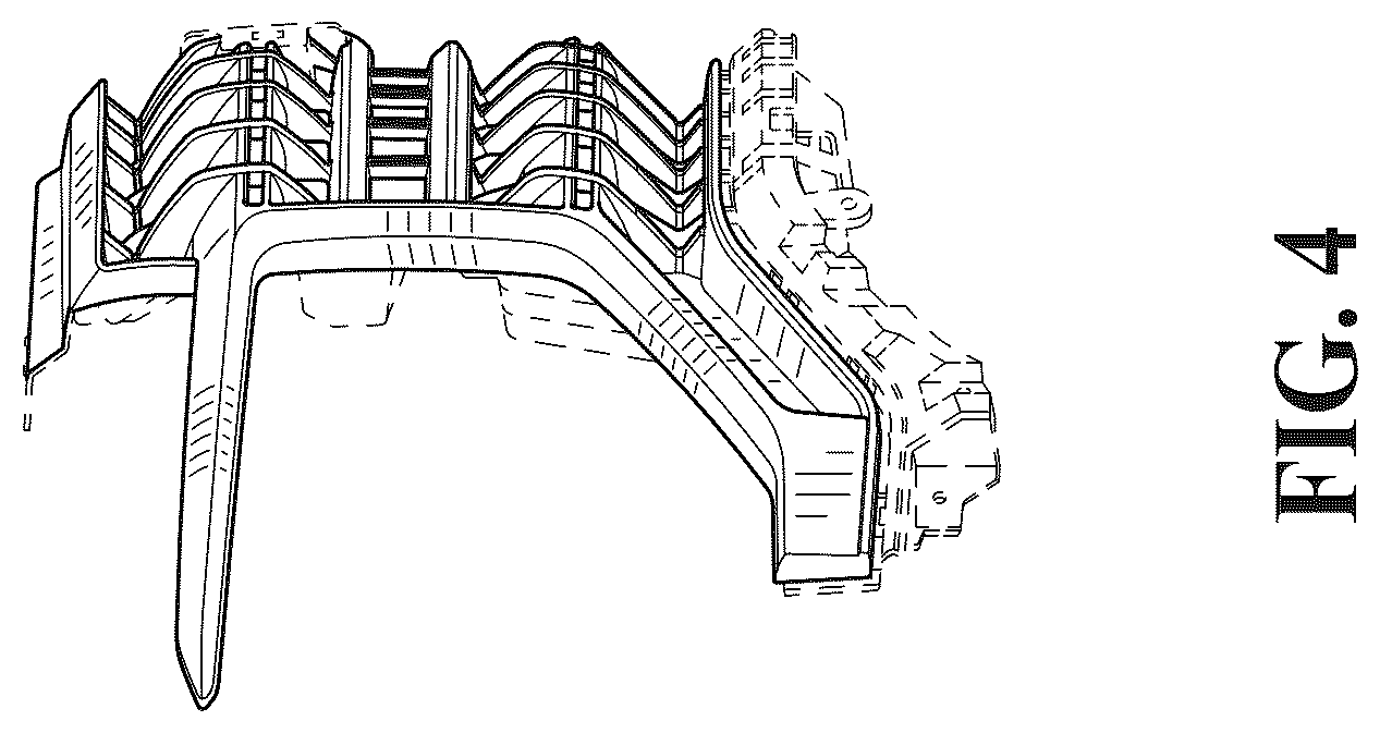 Patent USD1078559 Figure 4 – Vehicle grille