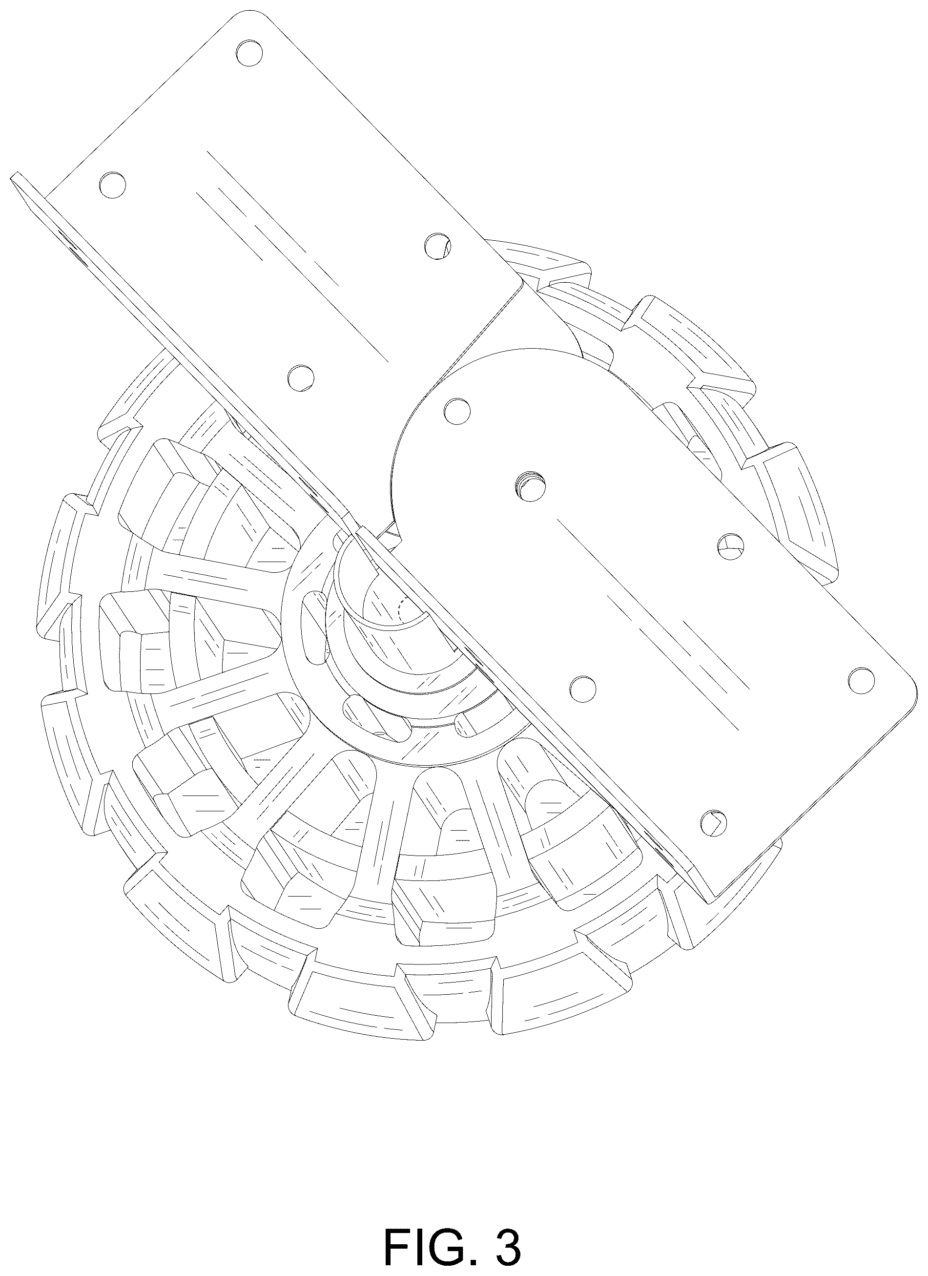 Patent USD1078560 Figure 3 – Boat dock fender bumper
