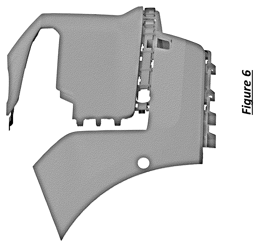 Patent USD1078561 Figure 6 – Front bumper