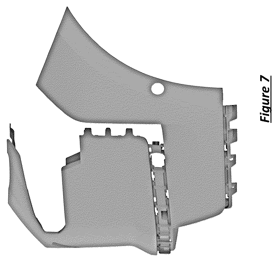 Patent USD1078561 Figure 7 – Front bumper