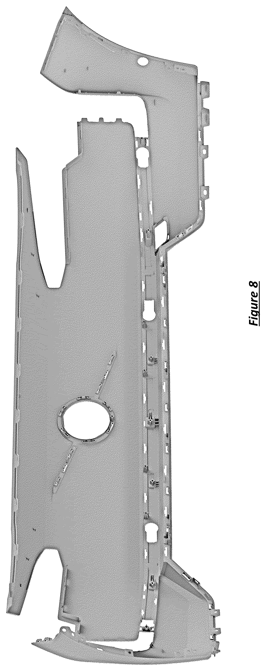 Patent USD1078561 Figure 8 – Front bumper