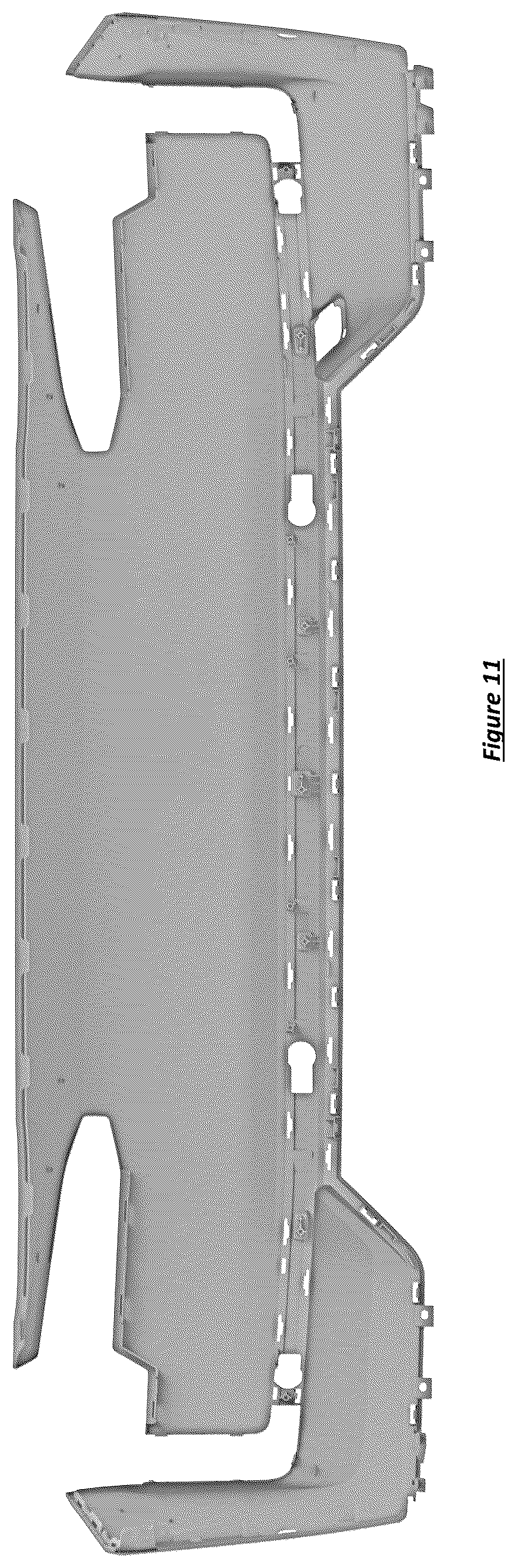 Patent USD1078561 Figure 11 – Front bumper