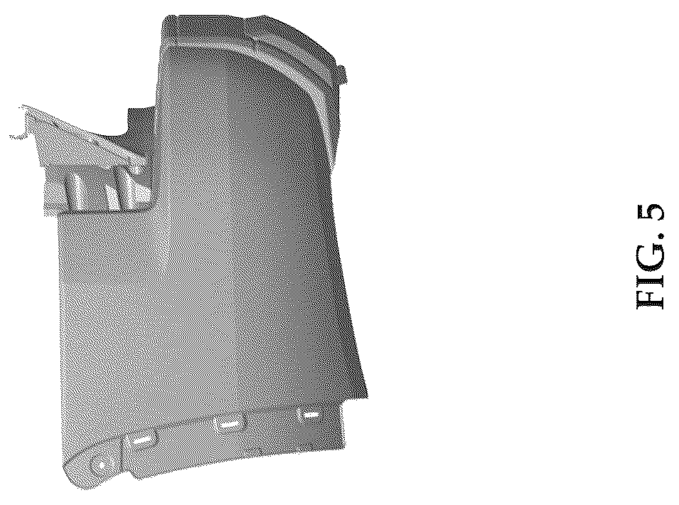 Patent USD1078562 Figure 5 – Rear bumper for an automobile