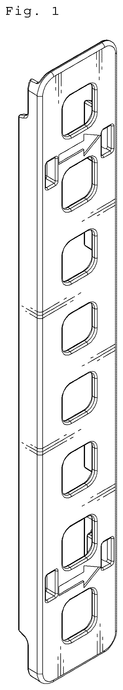Patent USD1078564 Figure 1 – Radiator support cover for a vehicle