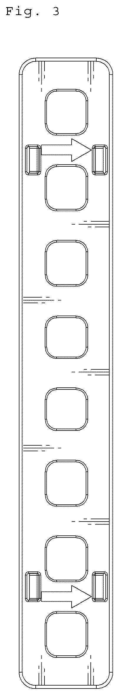 Patent USD1078564 Figure 3 – Radiator support cover for a vehicle