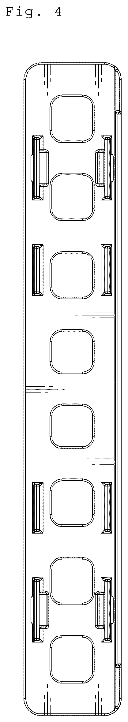Patent USD1078564 Figure 4 – Radiator support cover for a vehicle
