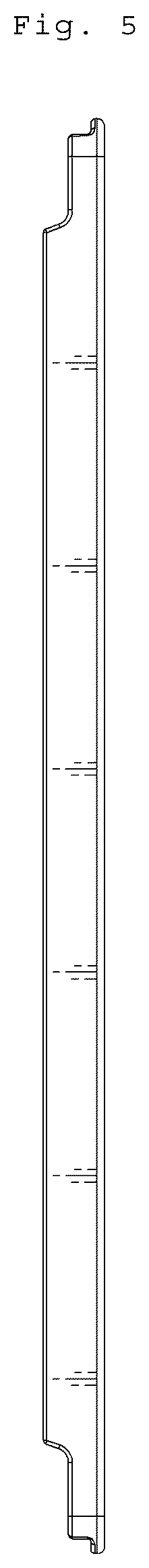 Patent USD1078564 Figure 5 – Radiator support cover for a vehicle
