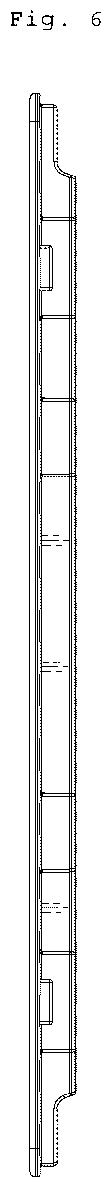 Patent USD1078564 Figure 6 – Radiator support cover for a vehicle