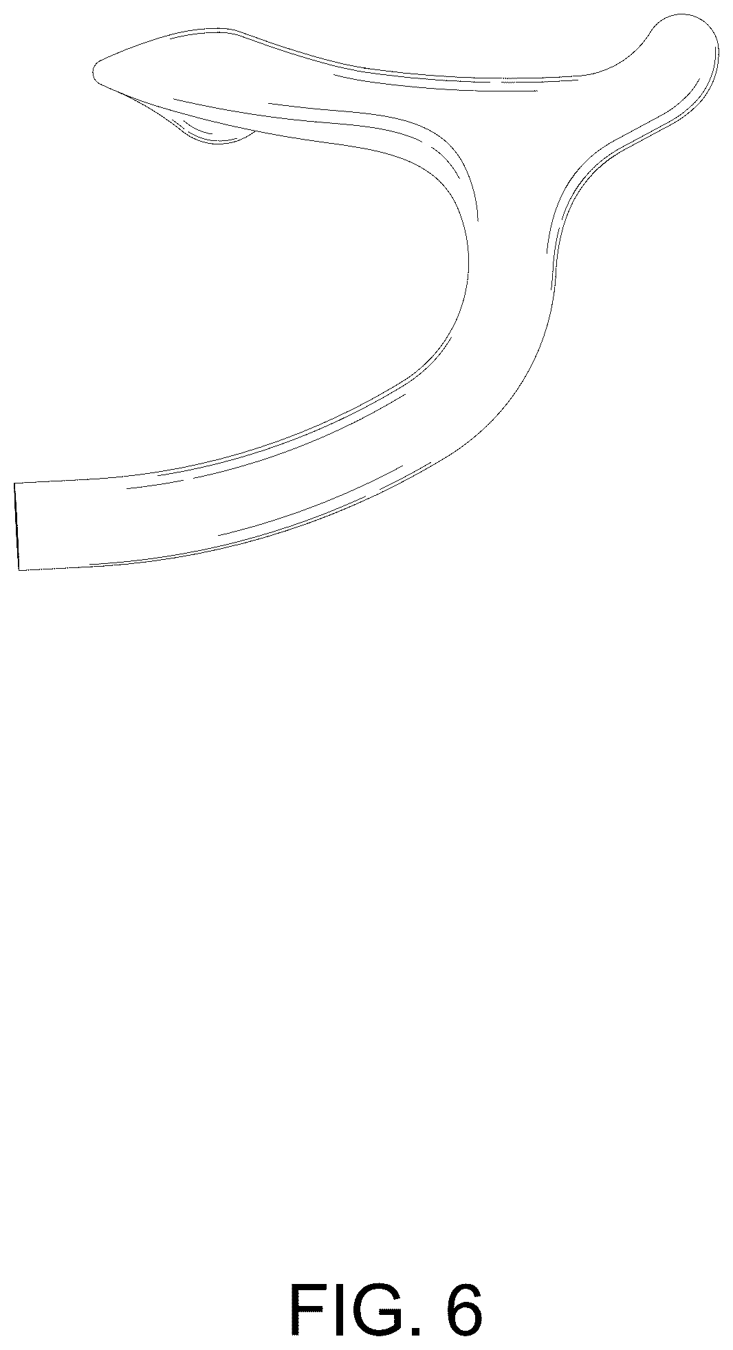 Patent USD1078565 Figure 6 – Bicycle handlebar