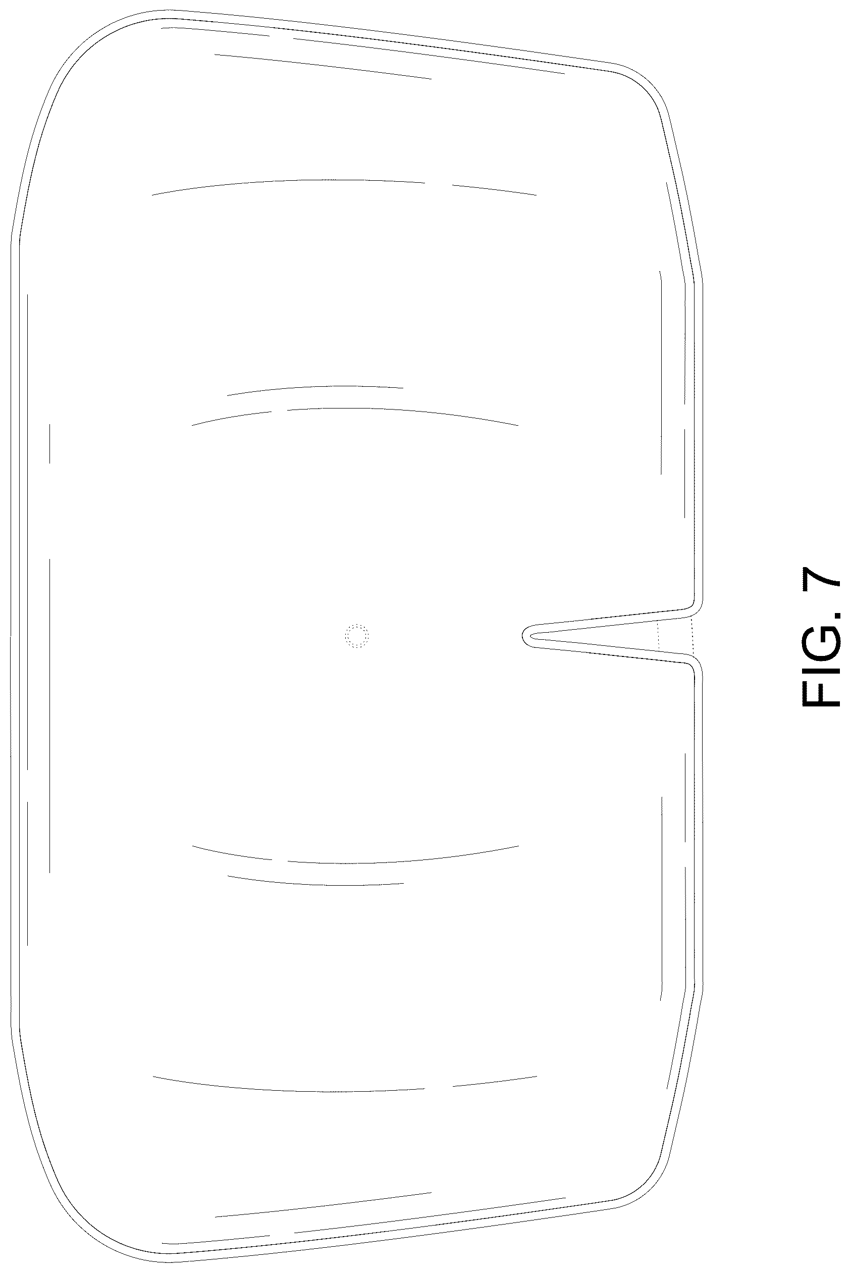 Patent USD1078567 Figure 7 – Car windshield sun shade umbrella