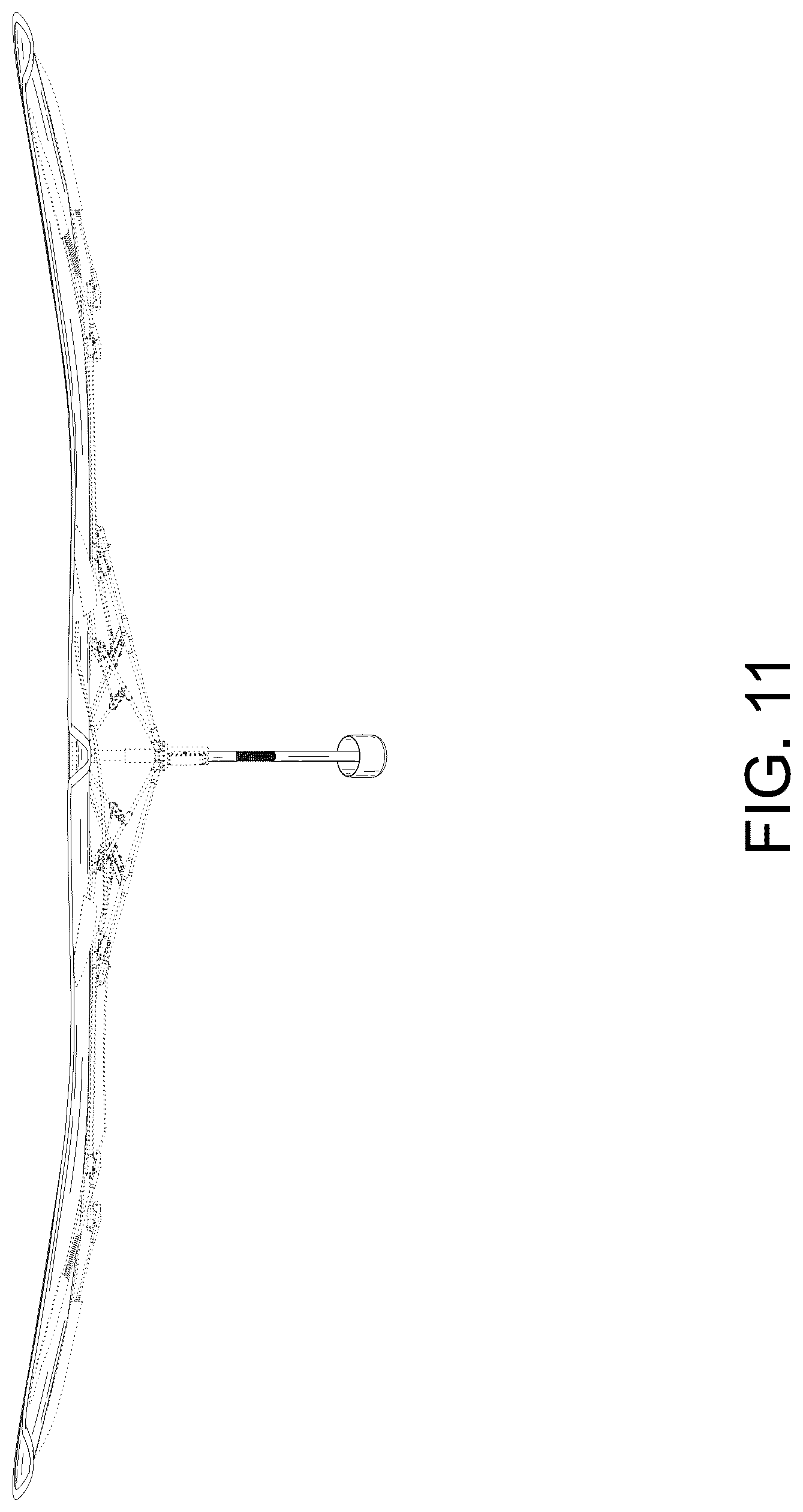 Patent USD1078567 Figure 11 – Car windshield sun shade umbrella