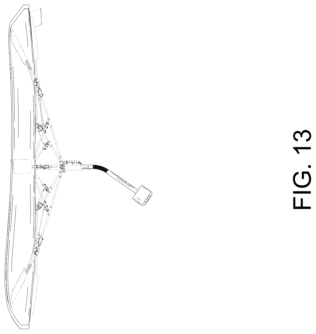 Patent USD1078567 Figure 13 – Car windshield sun shade umbrella