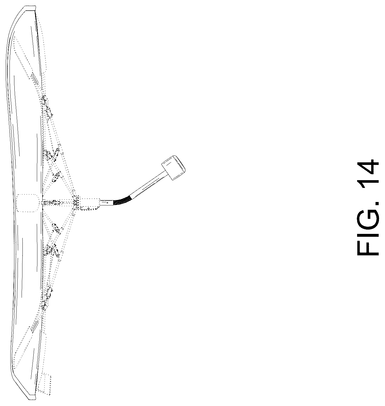 Patent USD1078567 Figure 14 – Car windshield sun shade umbrella