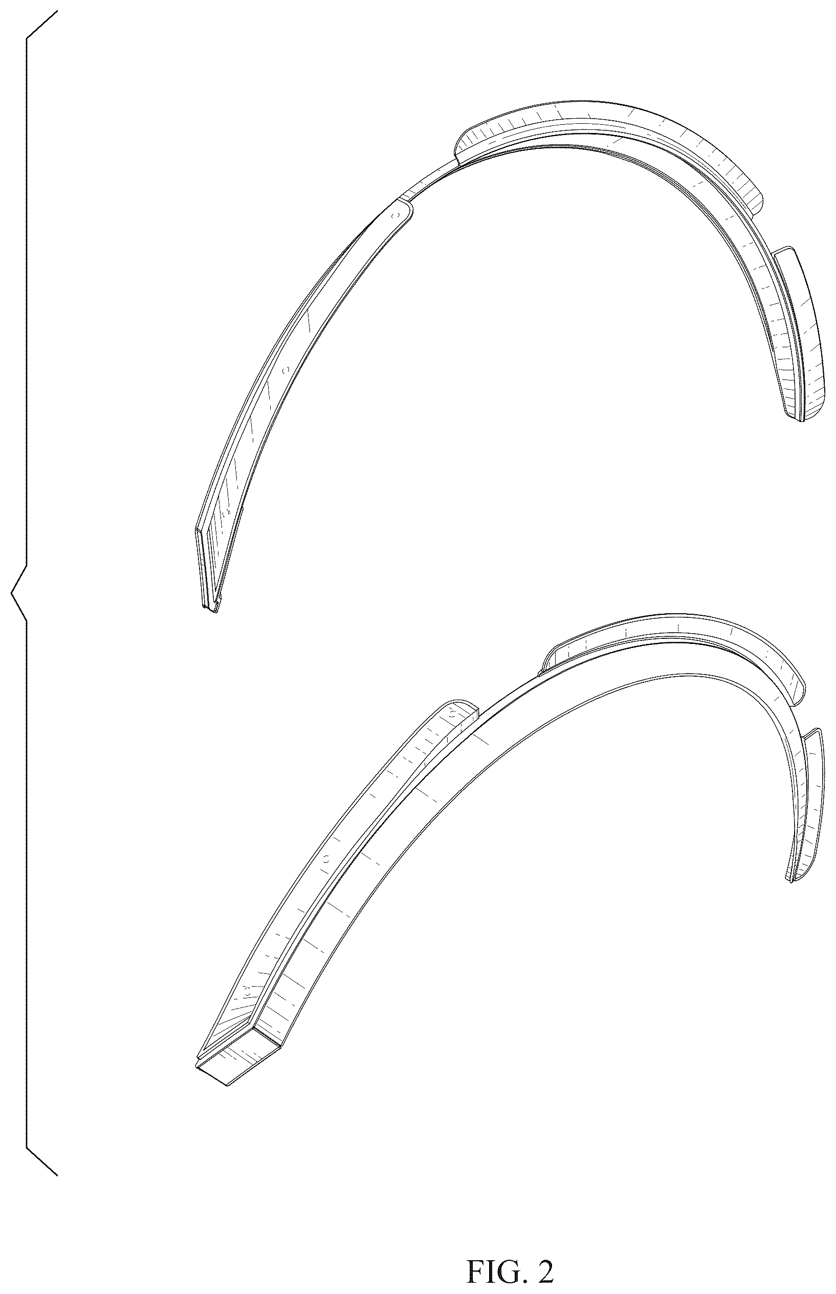 Patent USD1078568 Figure 2 – Fender flare set