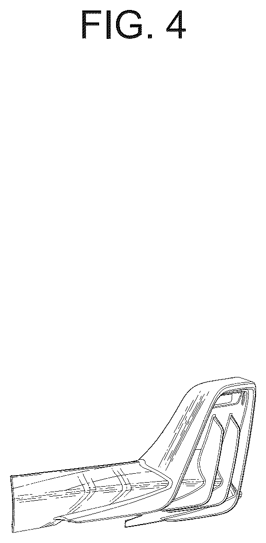 Patent USD1078569 Figure 4 – Rear diffuser for vehicle tuning