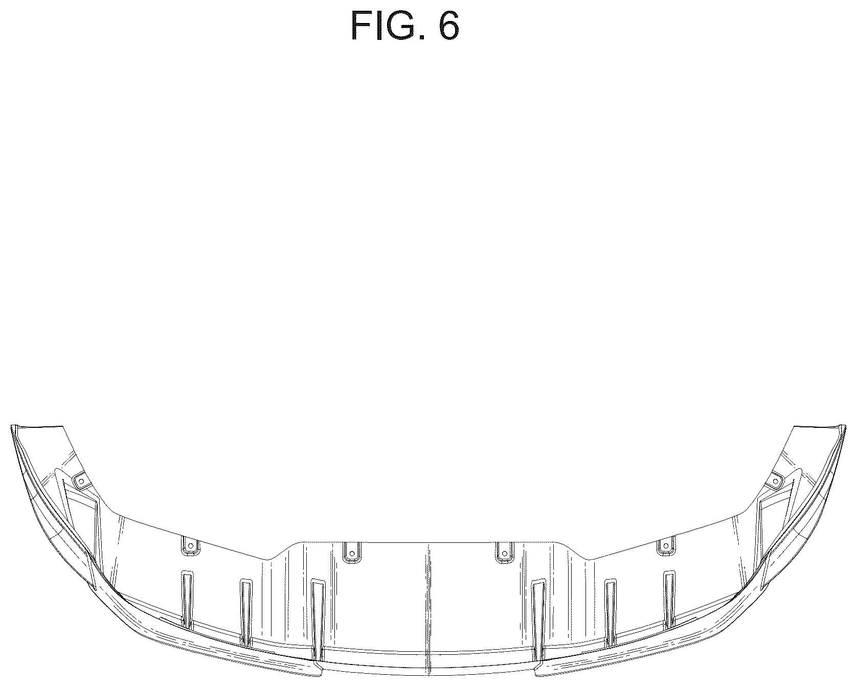 Patent USD1078569 Figure 6 – Rear diffuser for vehicle tuning