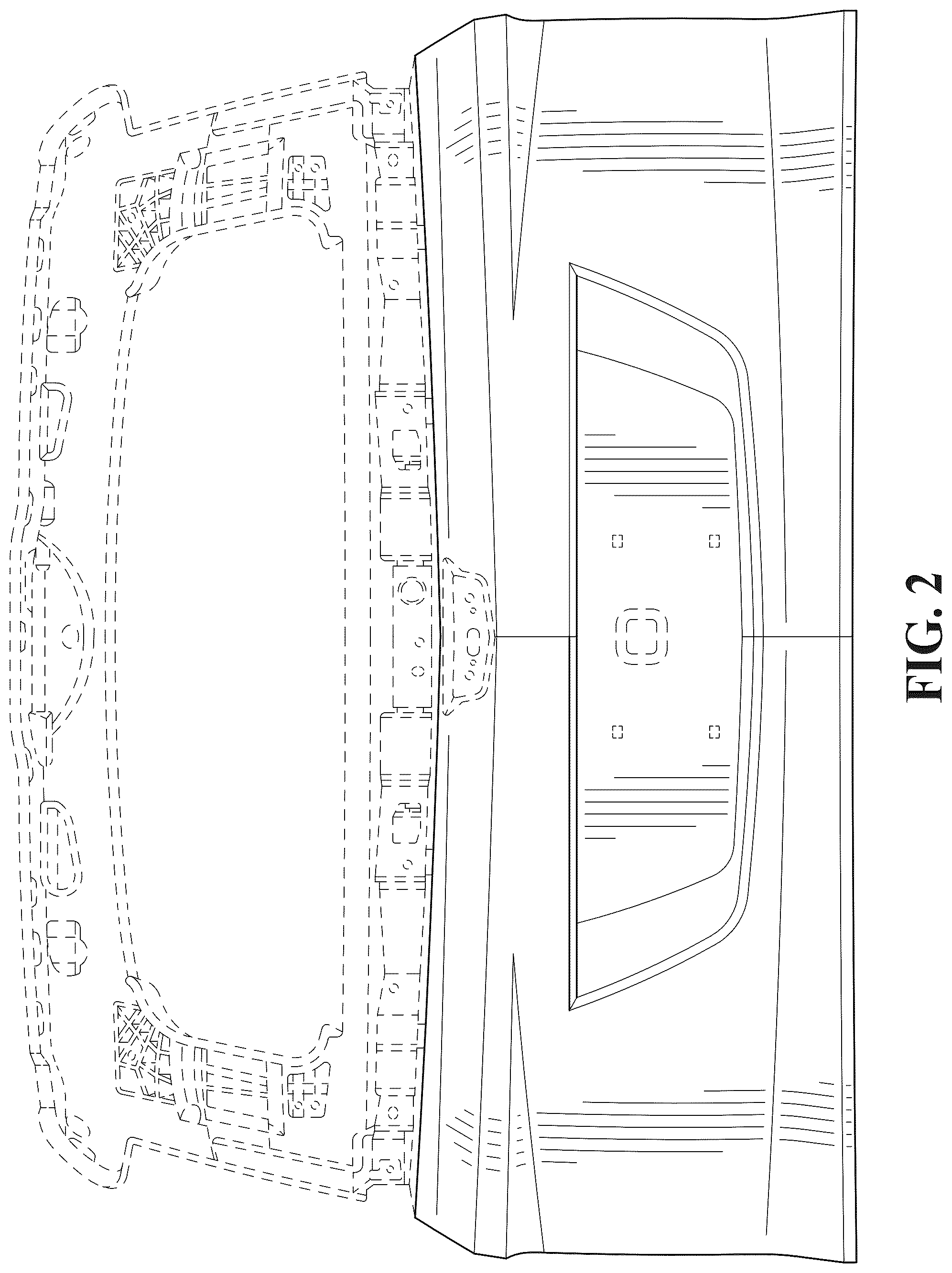 Patent USD1078575 Figure 2 – Vehicle liftgate