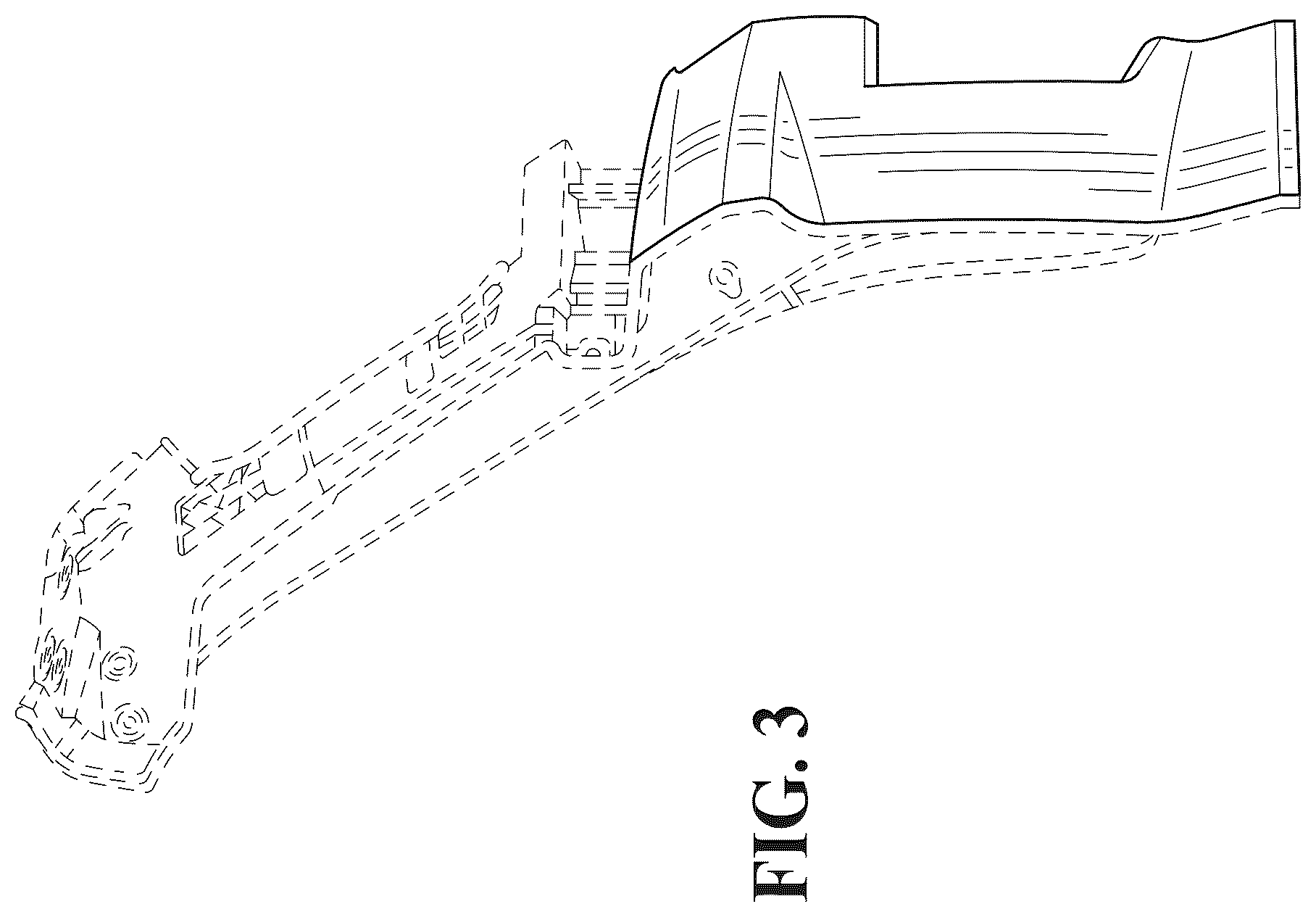Patent USD1078575 Figure 3 – Vehicle liftgate