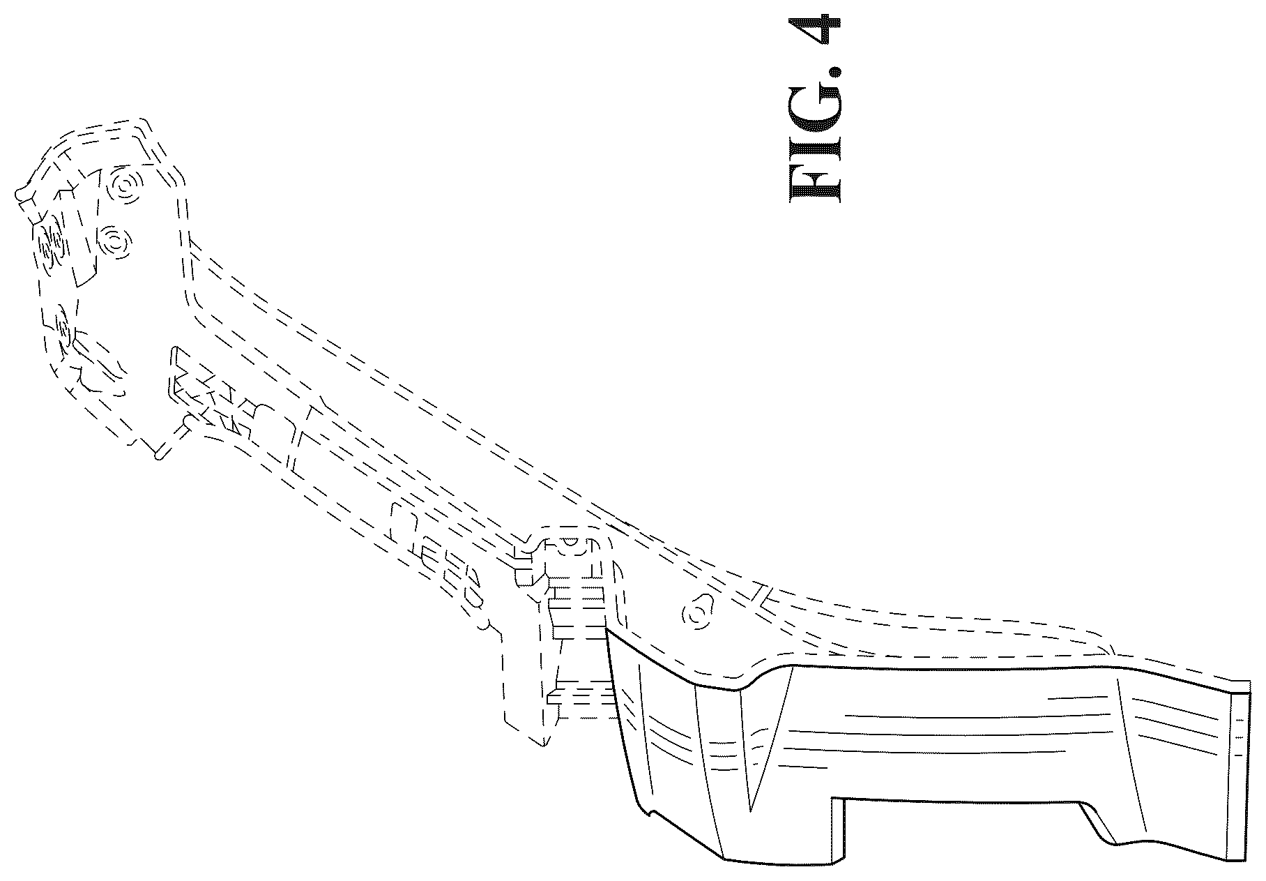 Patent USD1078575 Figure 4 – Vehicle liftgate