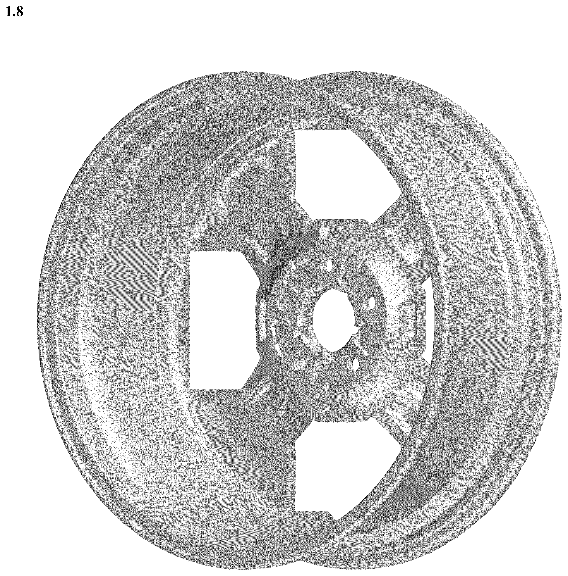 Patent USD1078577 Figure 8 – Wheel for automobile