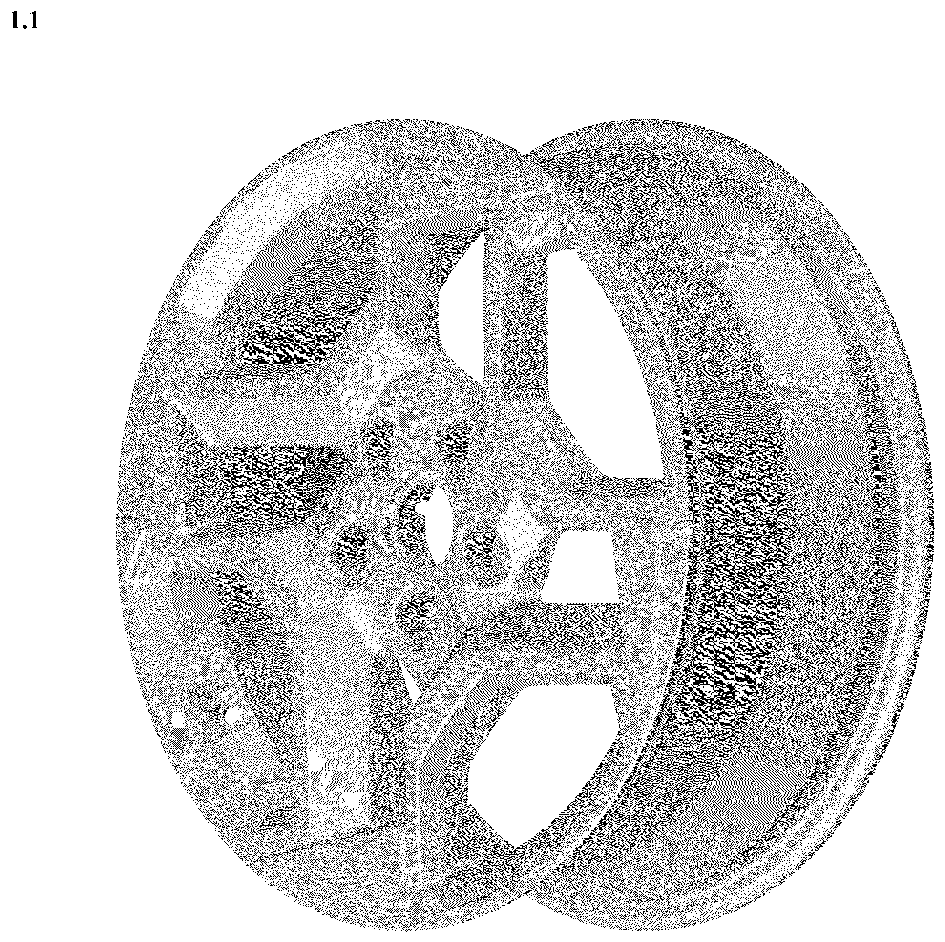 Patent USD1078579 Figure 1 – Wheel for automobile