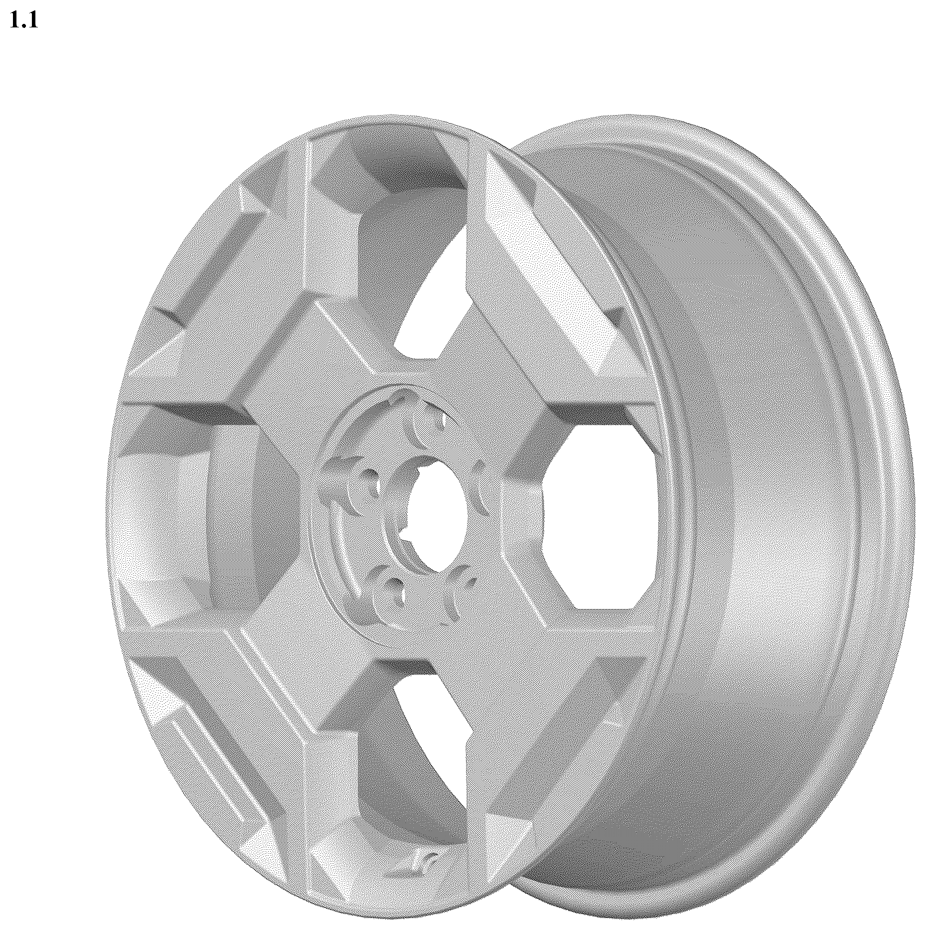 Patent USD1078581 — Wheel for automobile — Figure 1