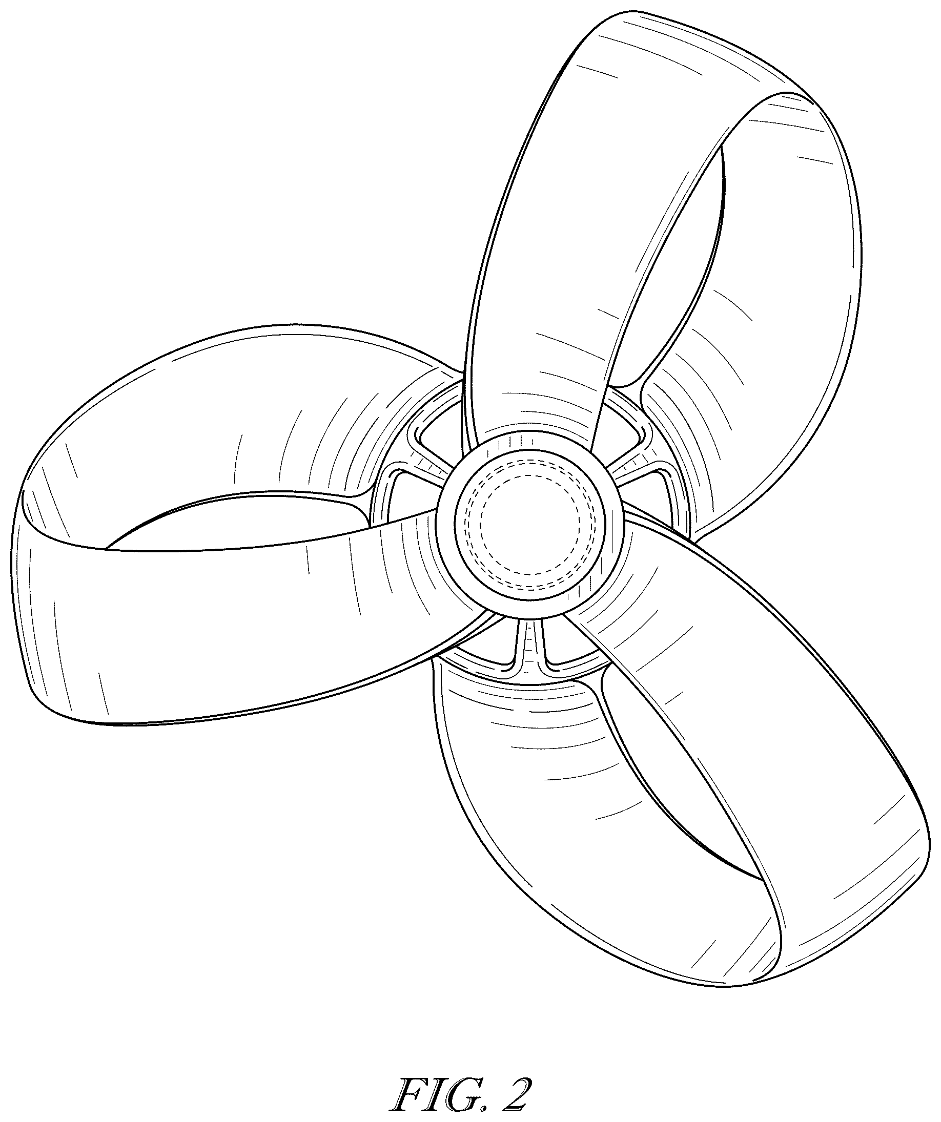 Patent USD1078583 Figure 2 – Propeller with stepped hub