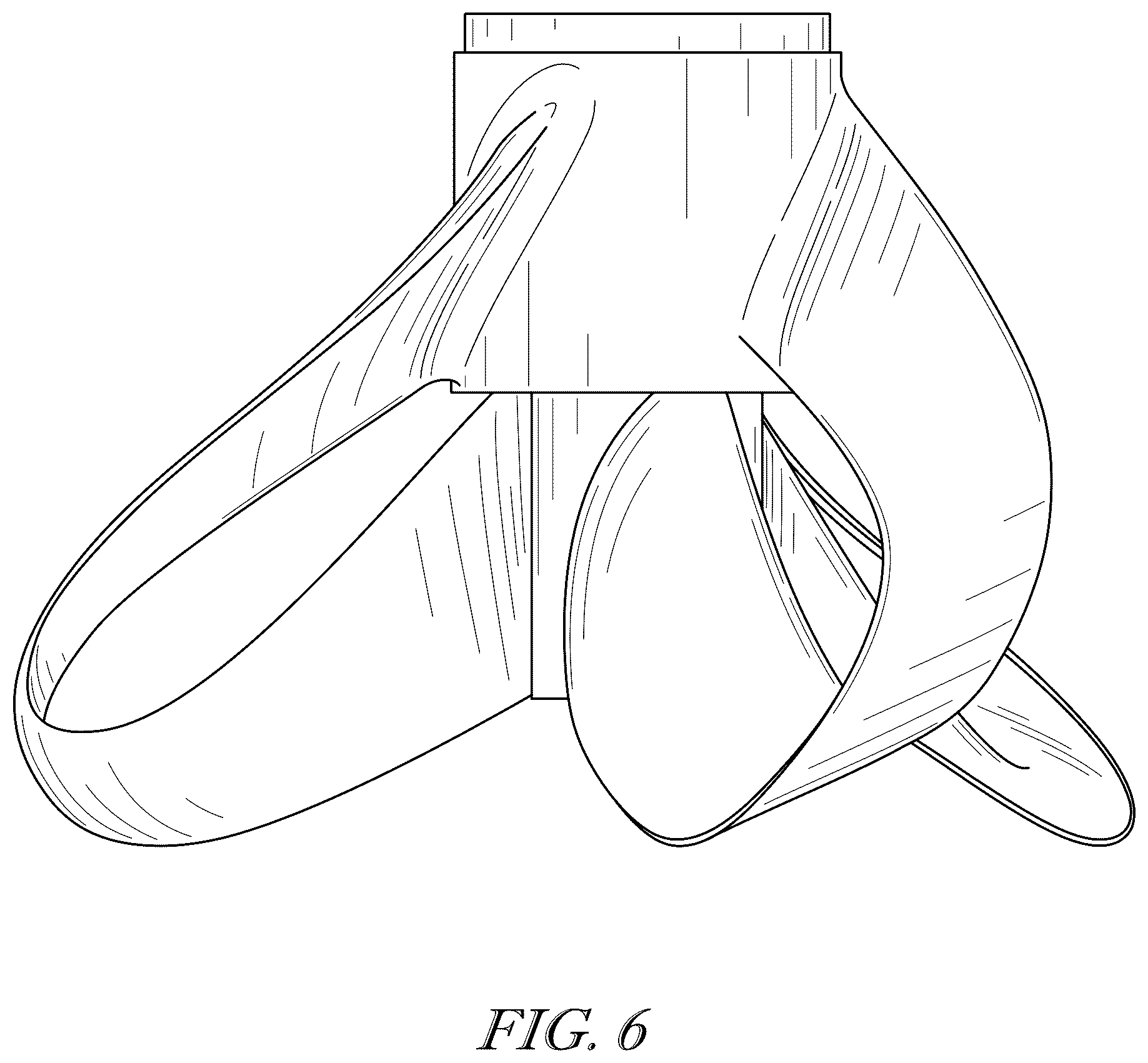 Patent USD1078583 Figure 6 – Propeller with stepped hub