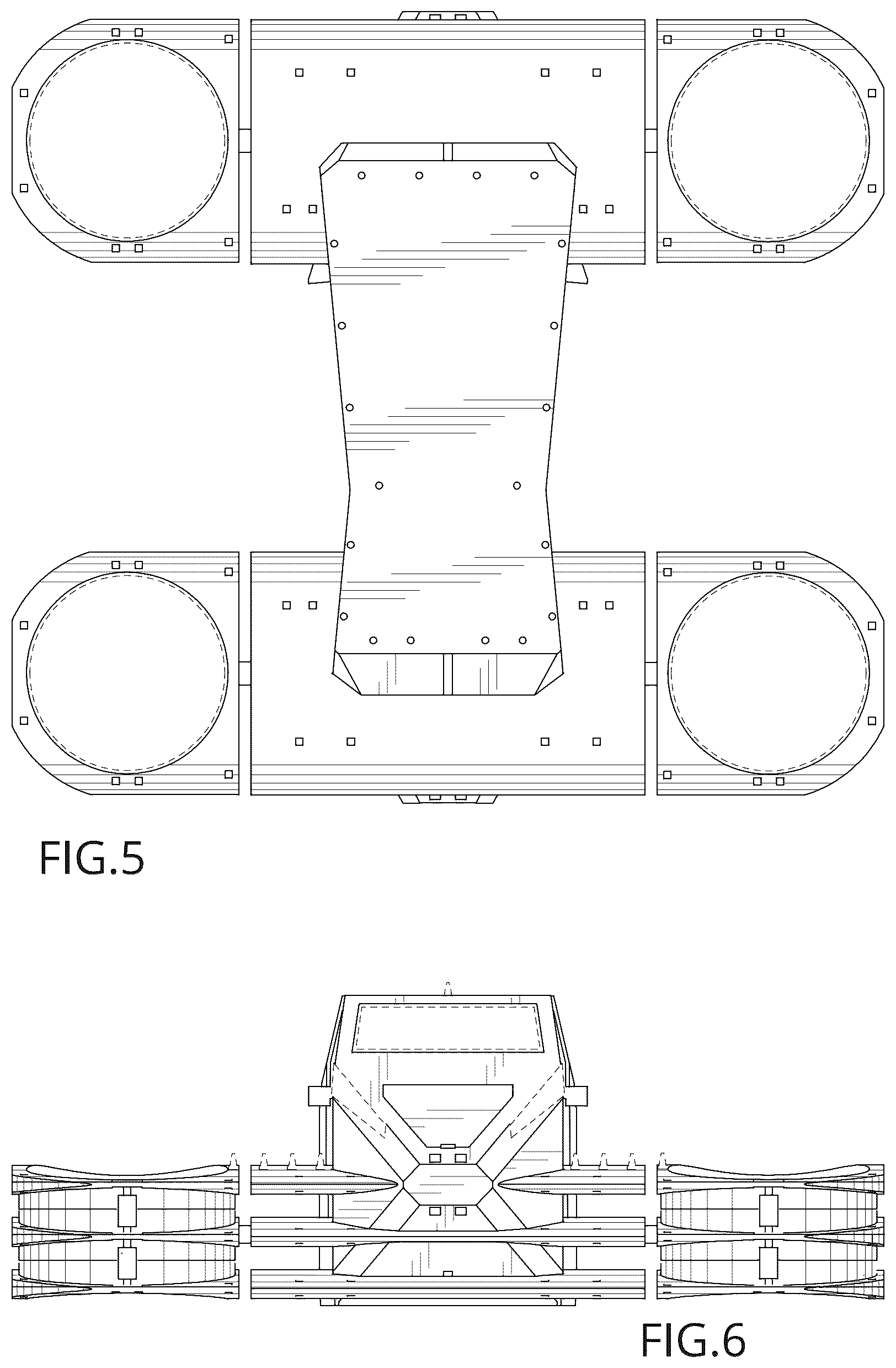 Patent USD1078585 Figure 3 – Drone car