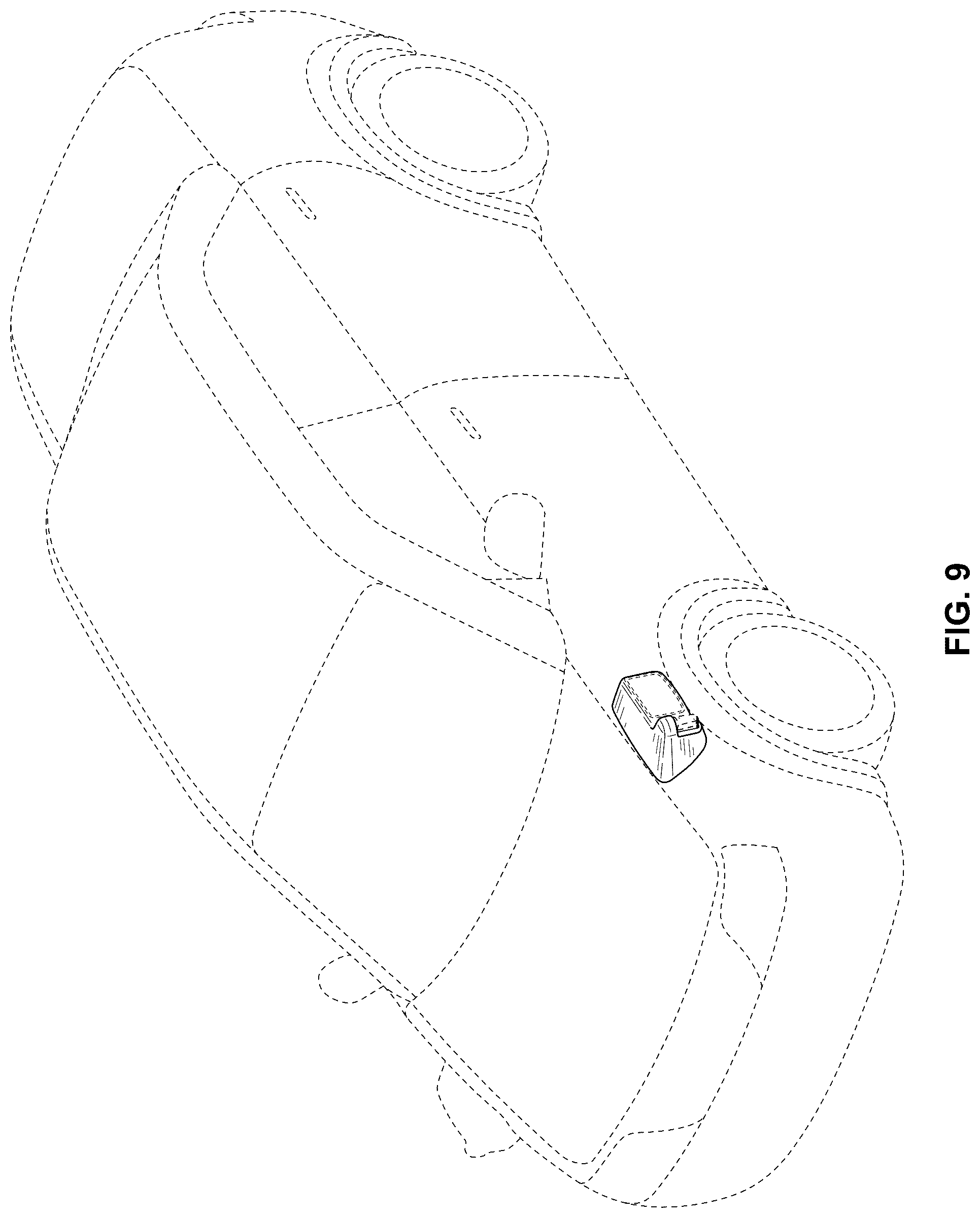 Patent USD1078587 Figure 6 – Fender sensor housing