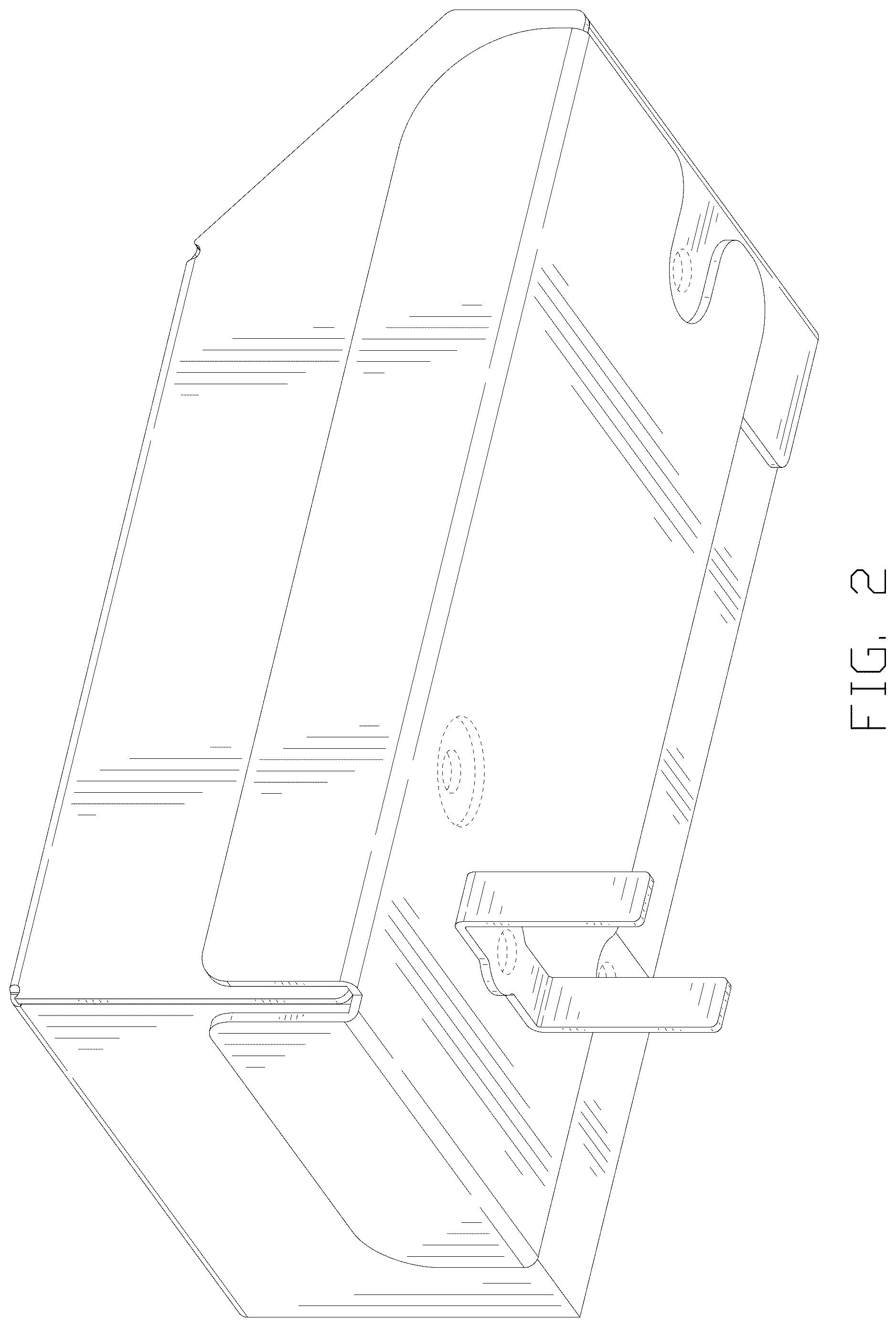 Patent USD1078591 Figure 2 – Storage box for vehicle