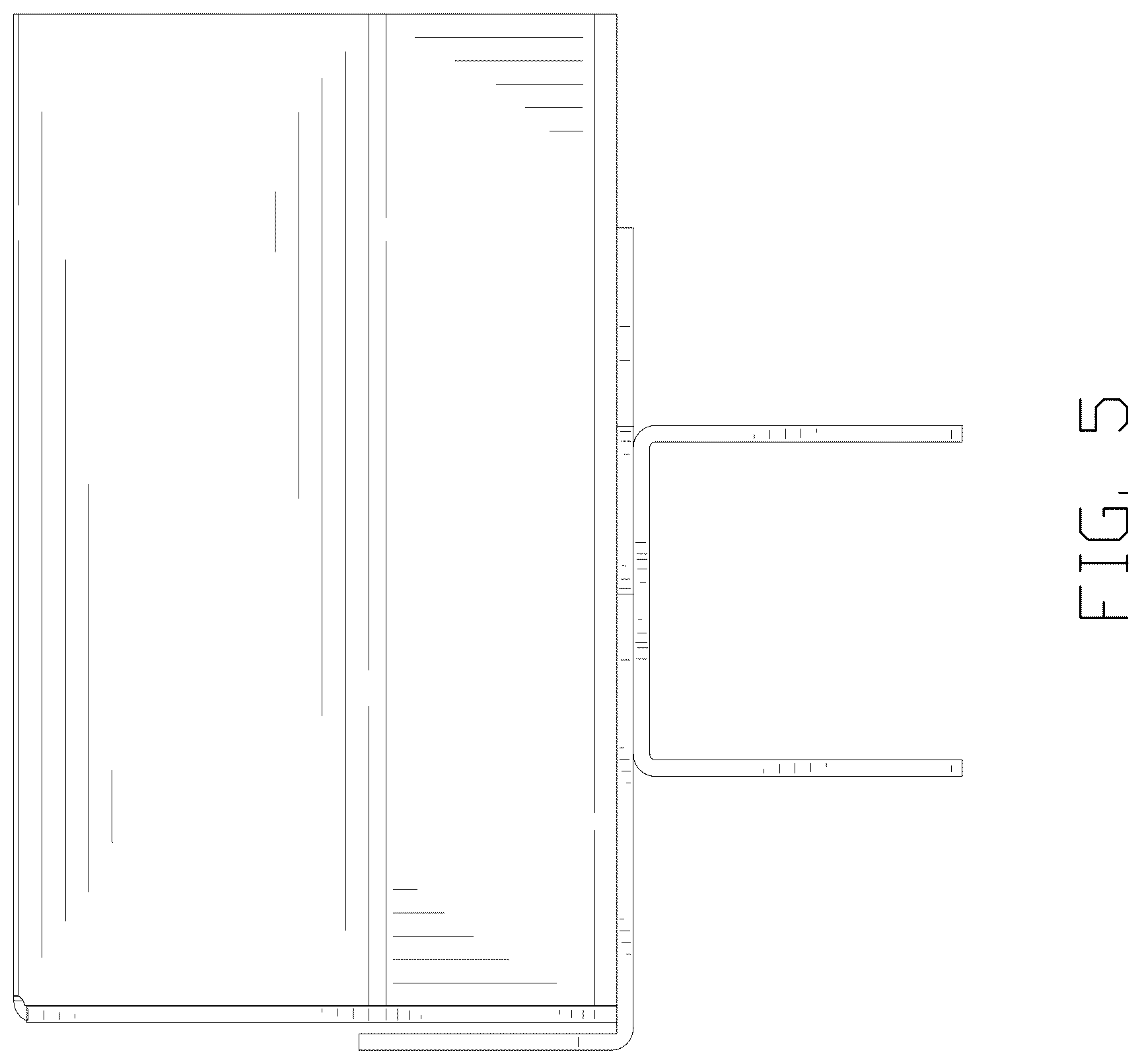 Patent USD1078591 Figure 5 – Storage box for vehicle