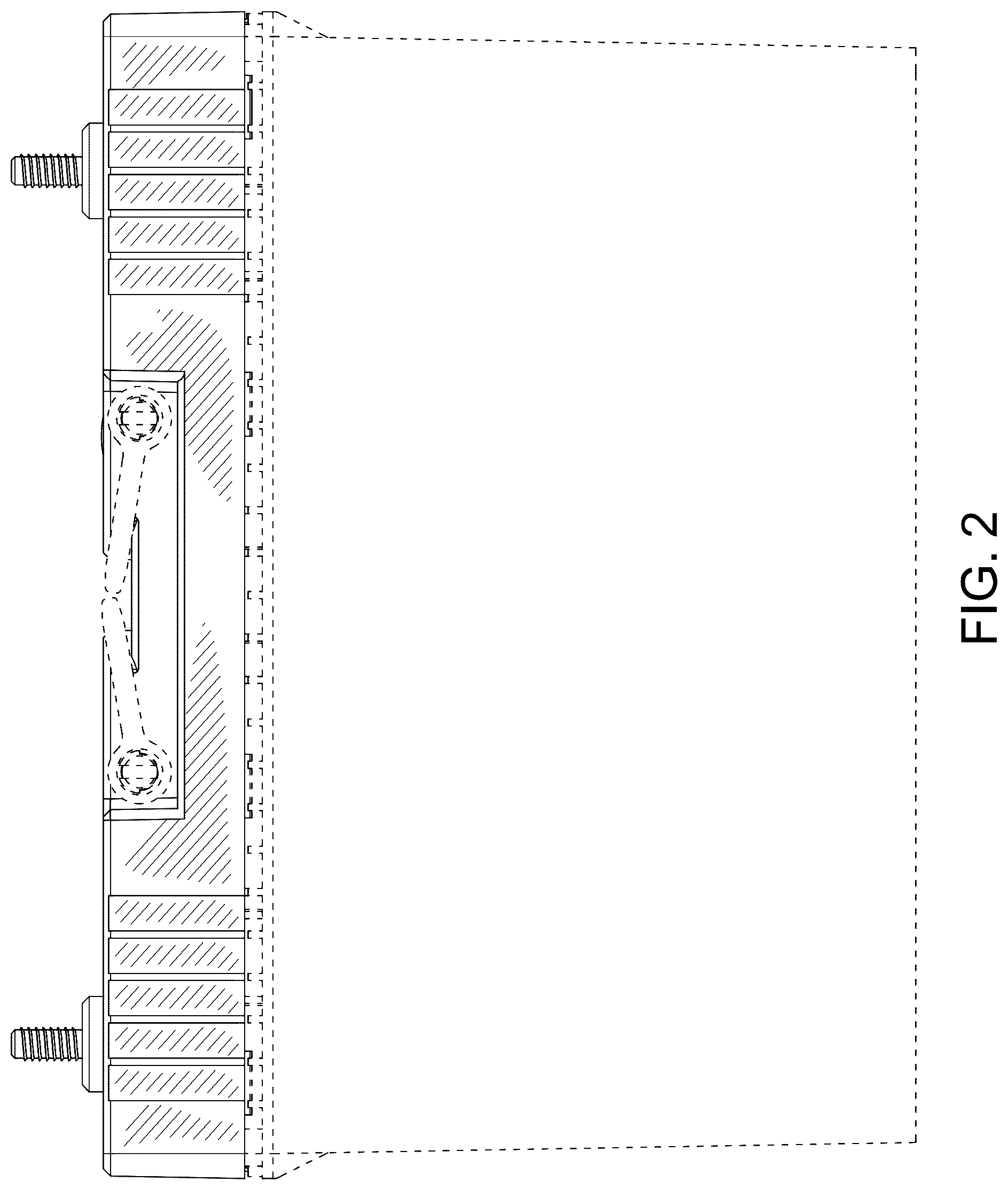 Patent USD1078602 Figure 2 – Cover for a battery
