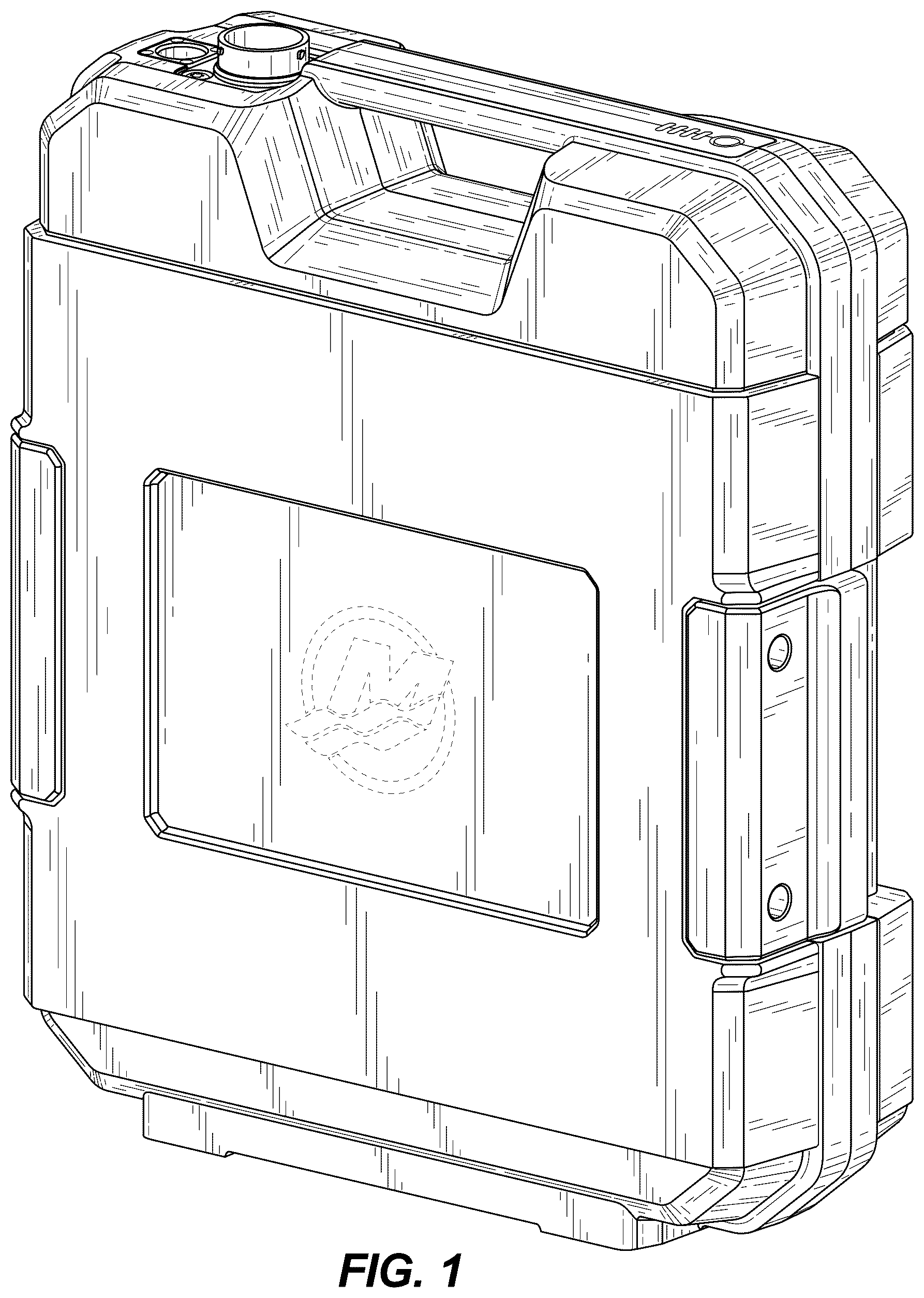 Patent USD1078603 Figure 1 – Battery