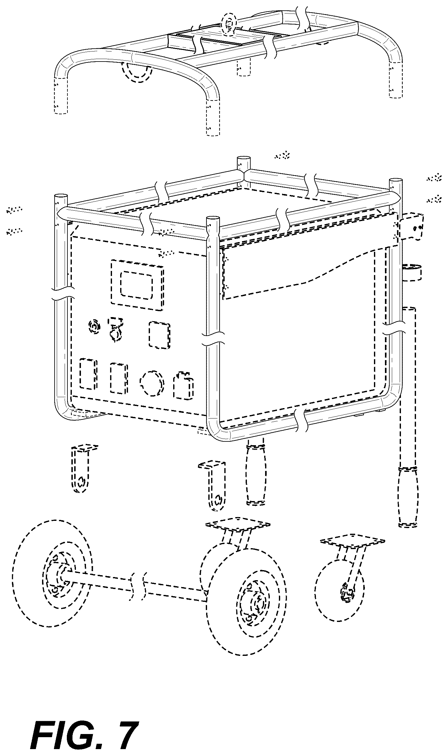 Patent USD1078606 Figure 7 – Modular power system
