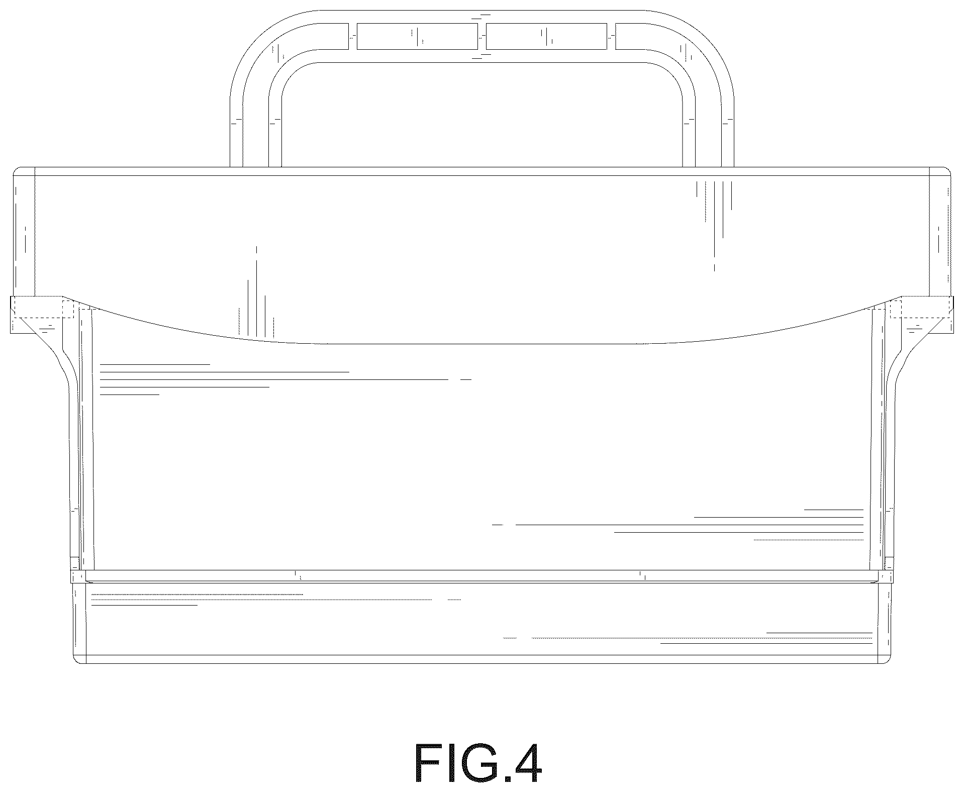 Patent USD1078615 Figure 4 – Battery case