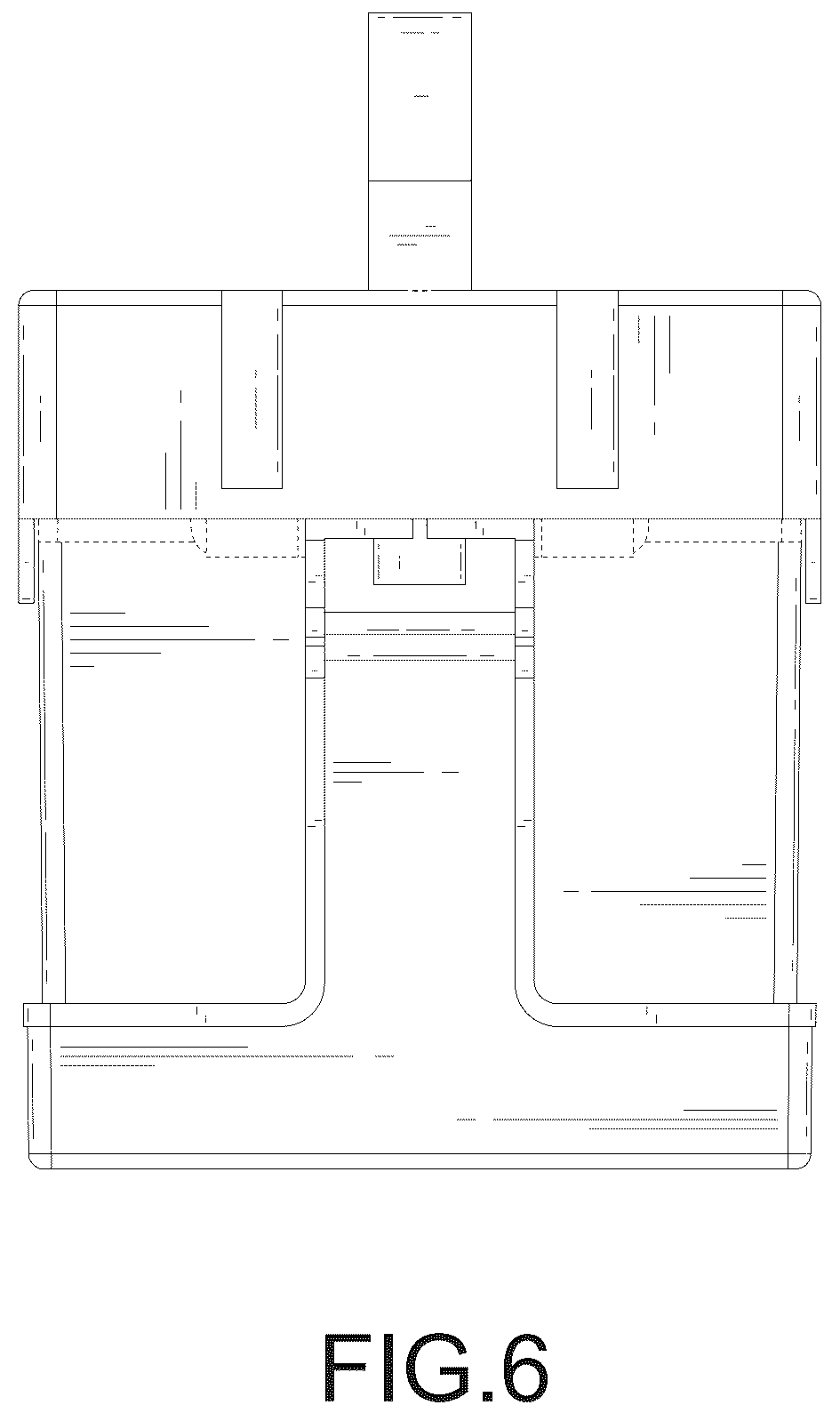 Patent USD1078615 Figure 6 – Battery case