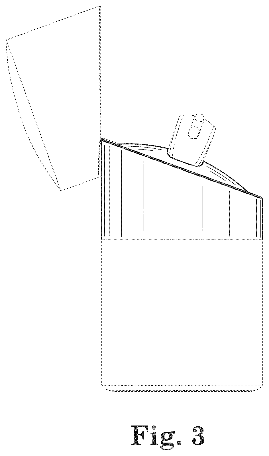 Patent USD1078621 Figure 3 – Charging case
