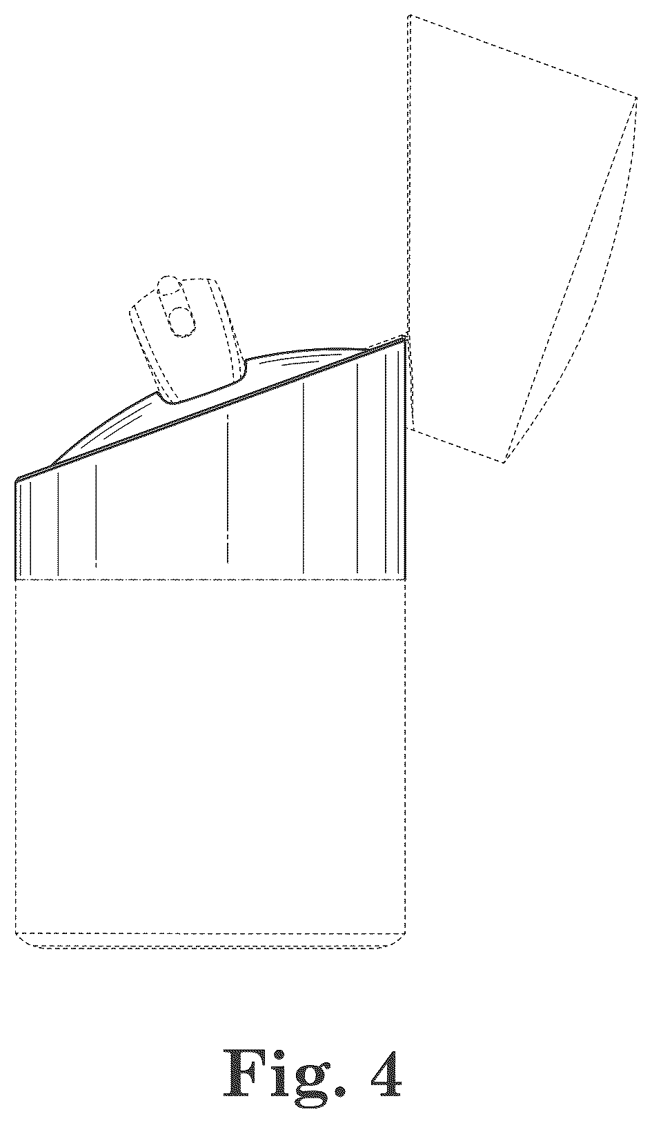 Patent USD1078621 Figure 4 – Charging case