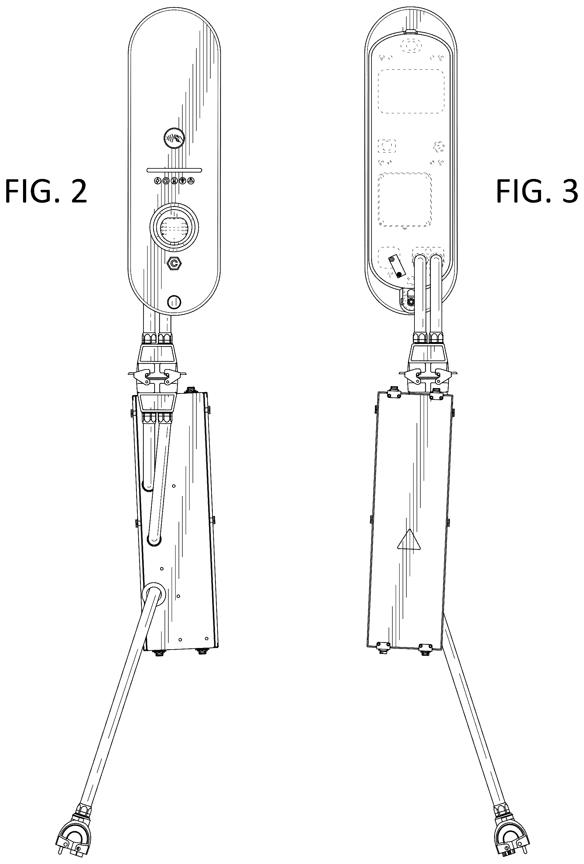 Patent USD1078622 Figure 2 – Charging station for electric vehicles