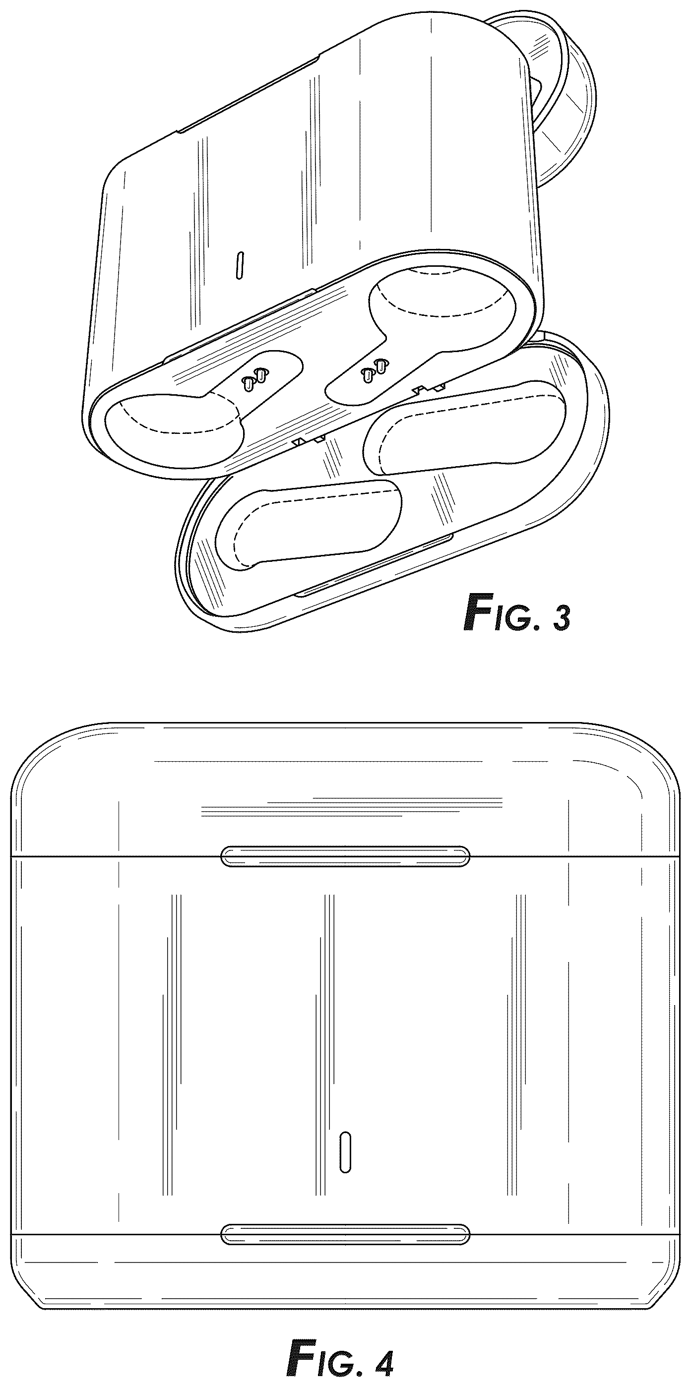 Patent USD1078625 Figure 2 – Wireless-earbud charging case