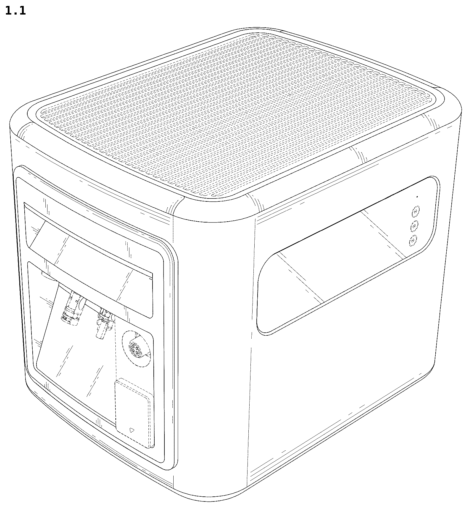 Patent USD1078636 — Housing for energy storage power supply — Figure 1