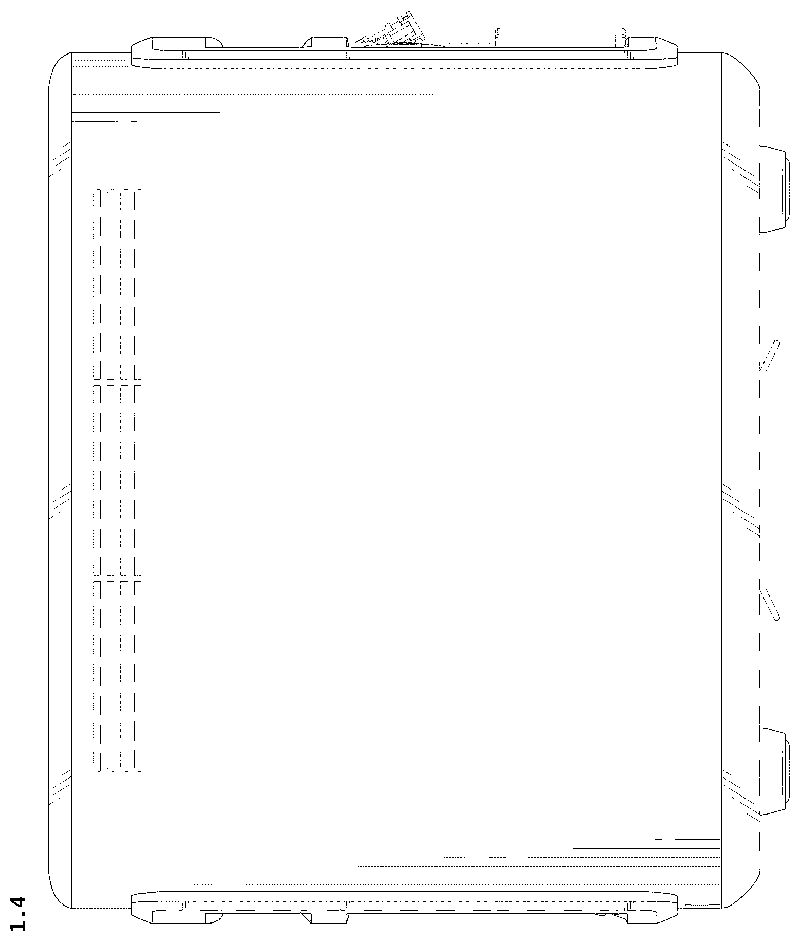 Patent USD1078636 Figure 4 – Housing for energy storage power supply